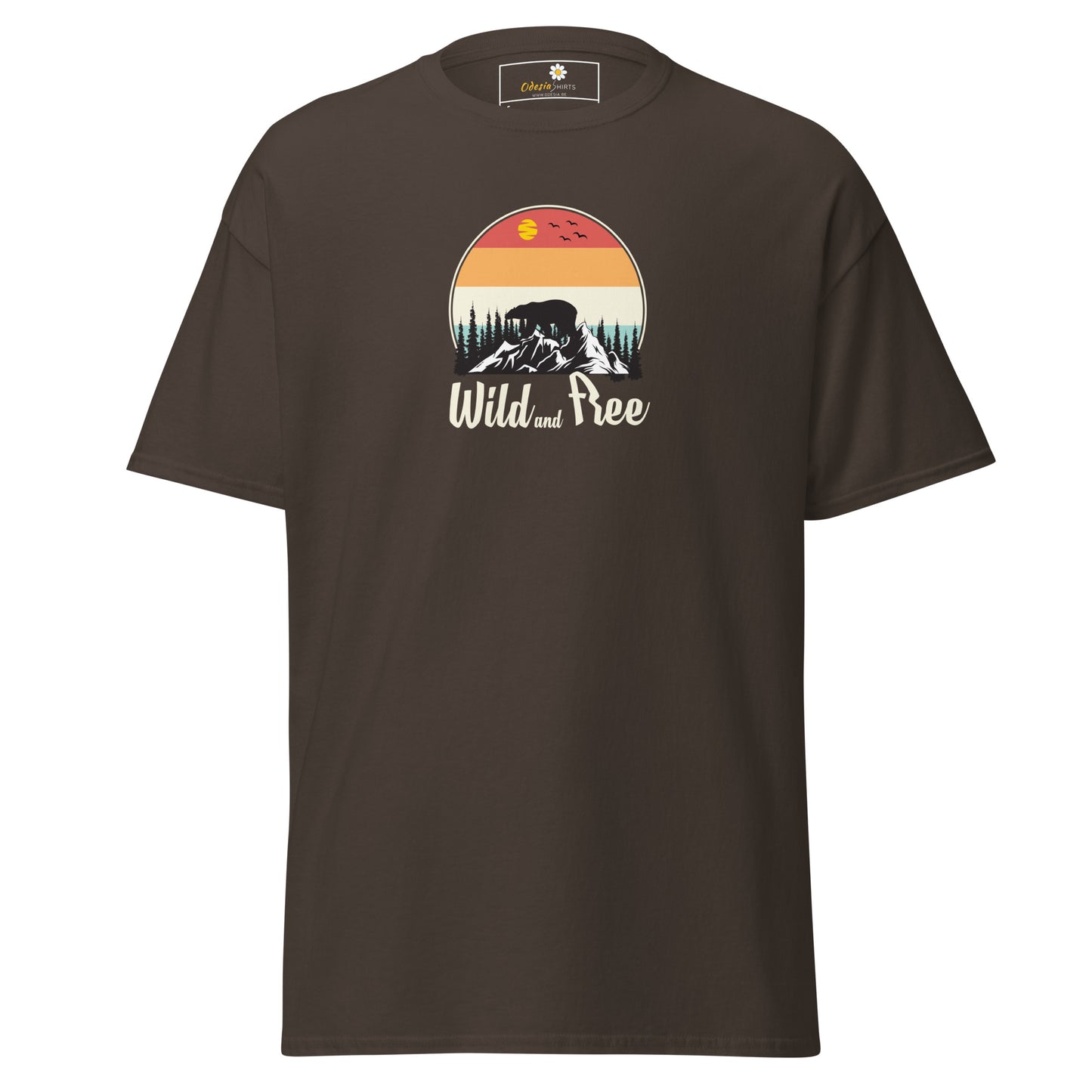 Unisex classic t-shirt - ADVENTURE WILD AND FREE - REGULAR