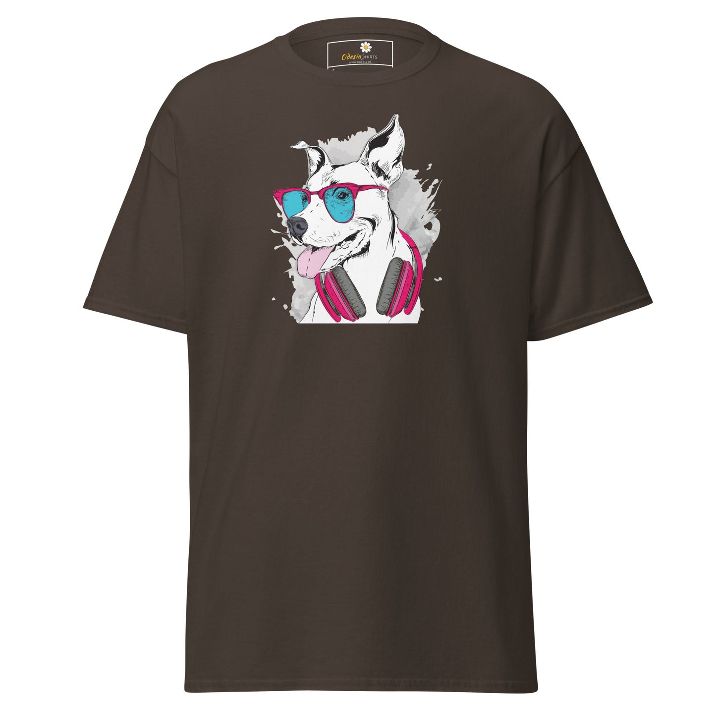 T-shirt classique unisexe - ANIMAUX MUSIQUE CHIEN - RÉGULIER
