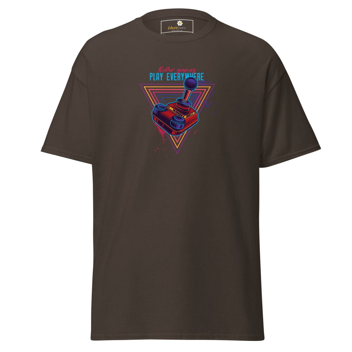 Unisex classic t-shirt - GAMERS PLAY EVERYWHERE JOYSTICK - REGULAR