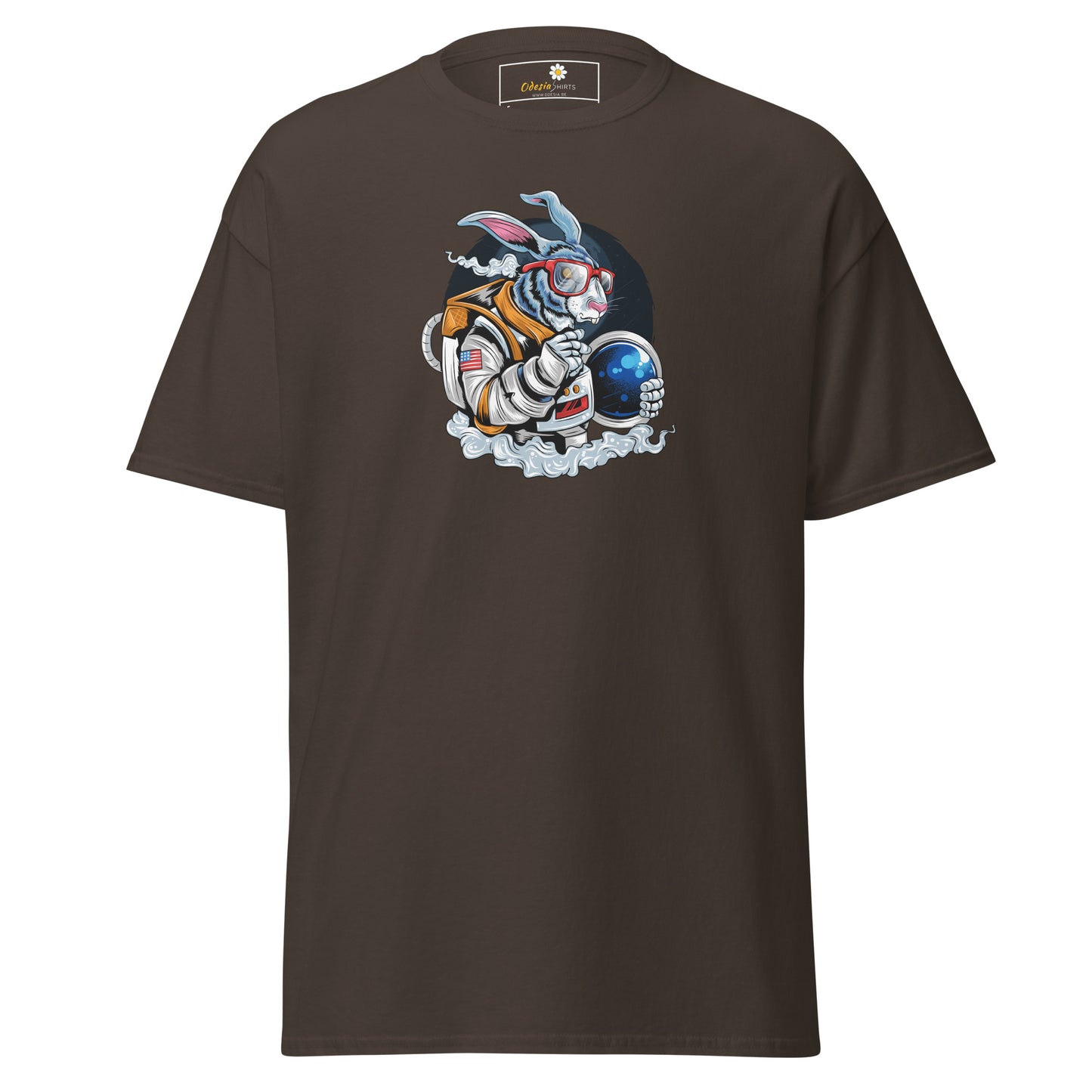 T-shirt classique unisexe - LAPIN ASTRONAUTE - RÉGULIER