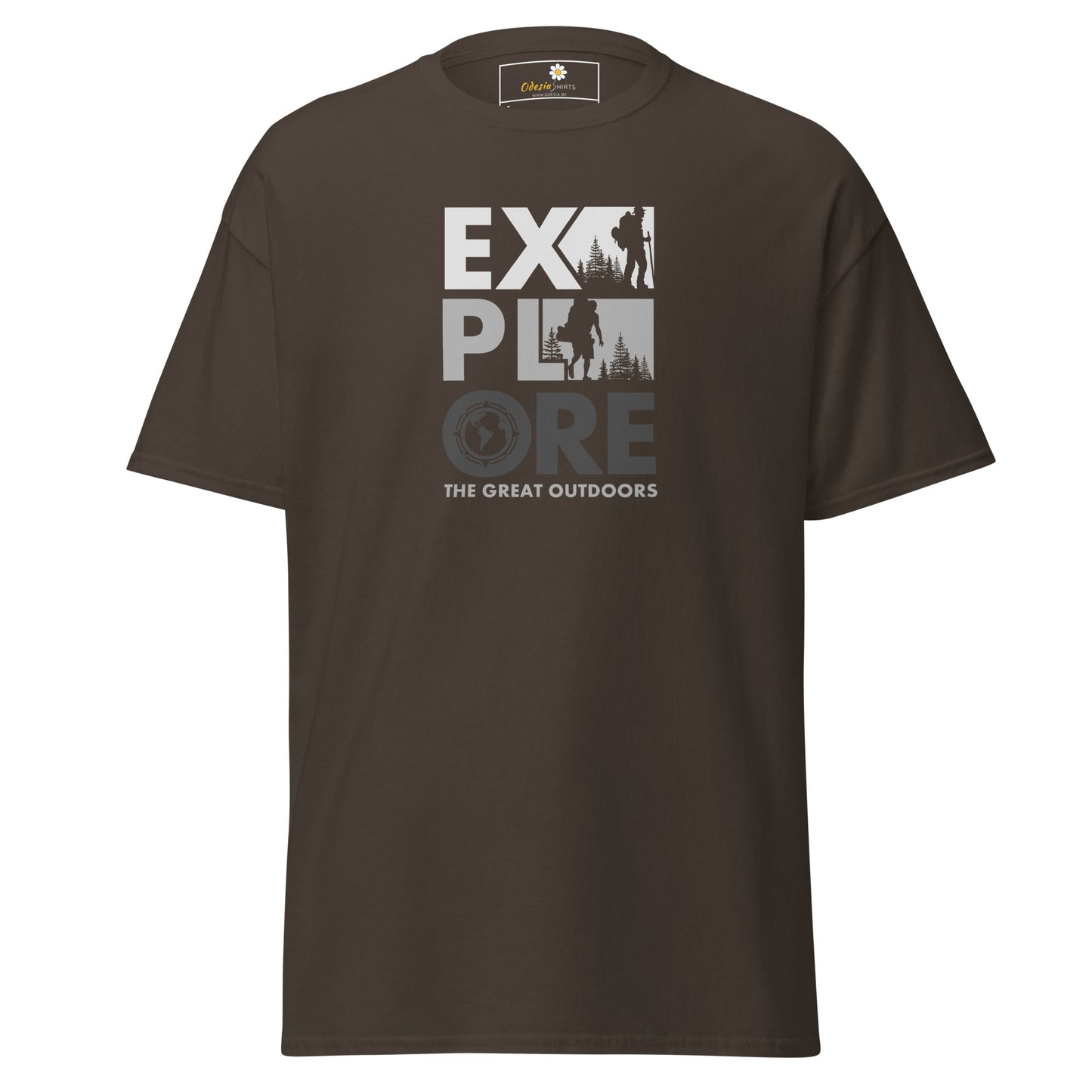Unisex classic t-shirt - ADVENTURE EXPLORE OUTDOORS - REGULAR