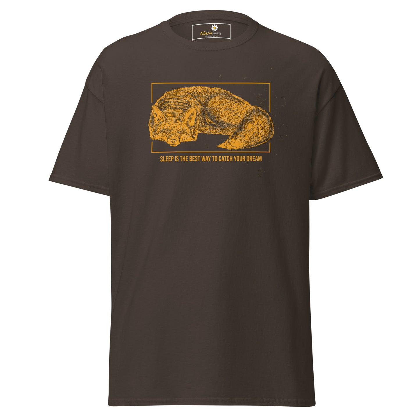 T-shirt classique unisexe - ANIMAUX RENARD SLEEP BEST - RÉGULIER