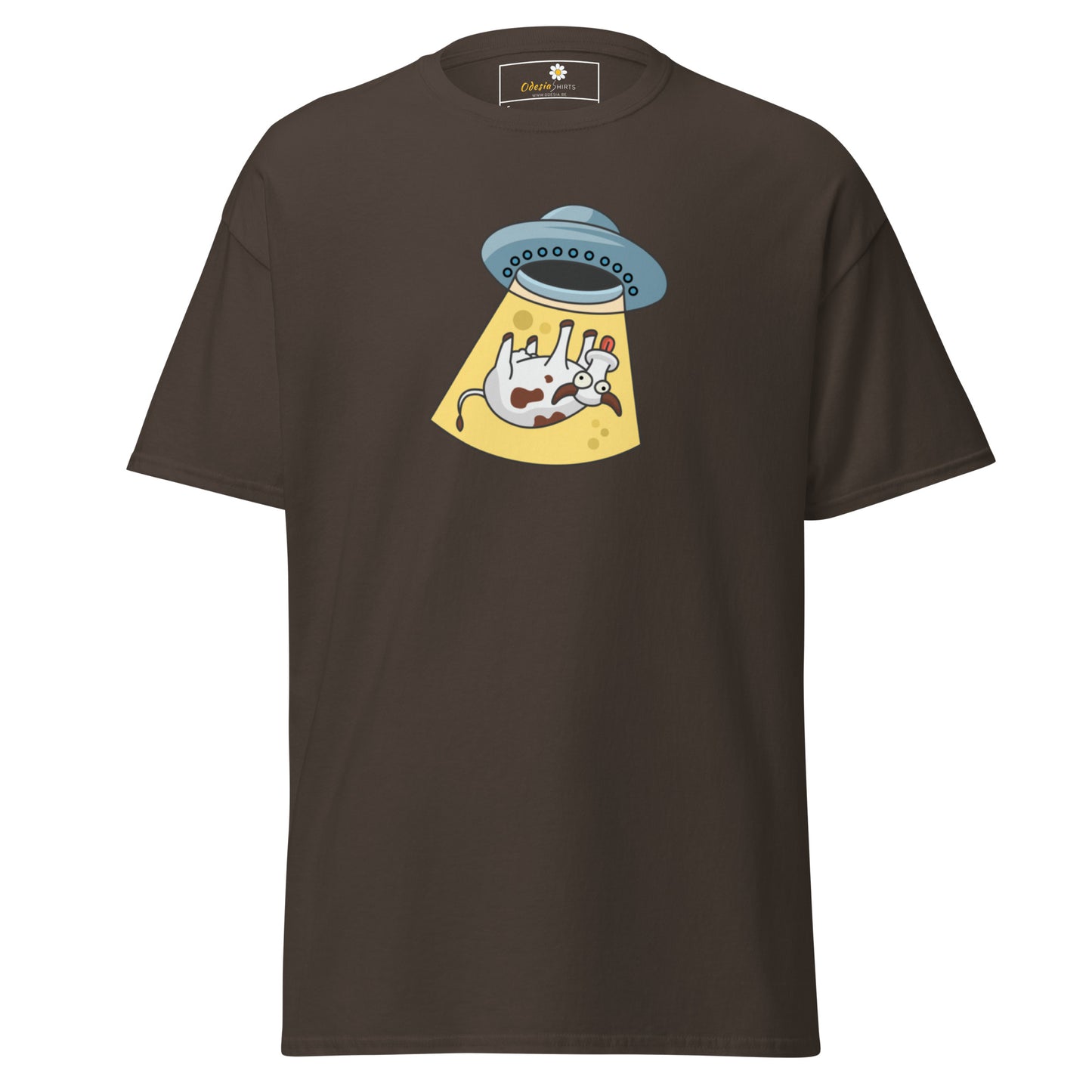 Unisex classic t-shirt - ALIEN SPACE COW - REGULAR