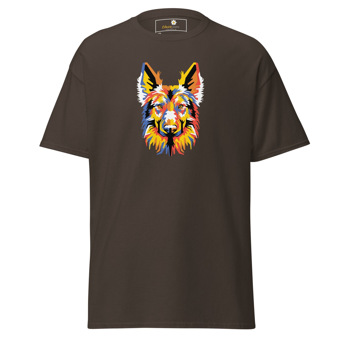 T-shirt classique unisexe - ANIMAUX DG HEAD - GRAND