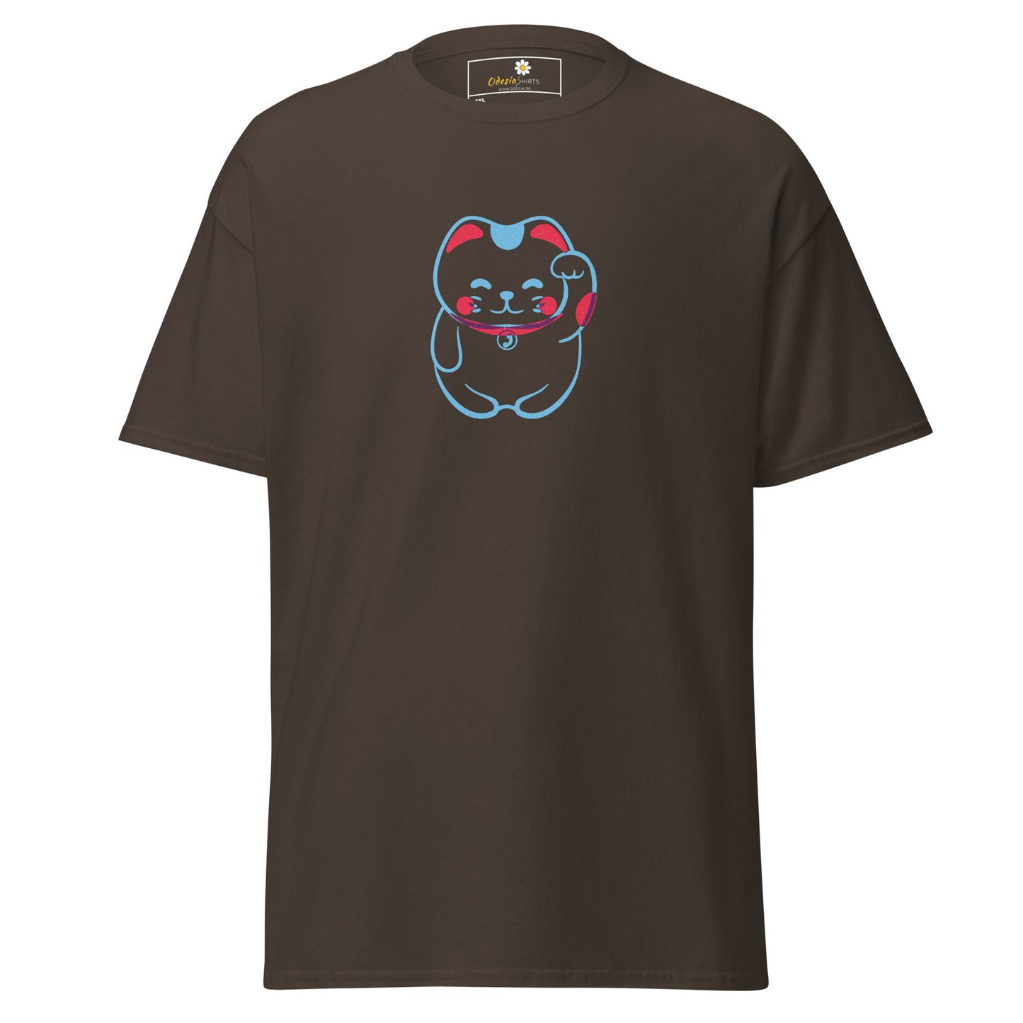 Unisex classic t-shirt - ANIMALS SPIRITUAL LUCKY CAT 1 - BIG