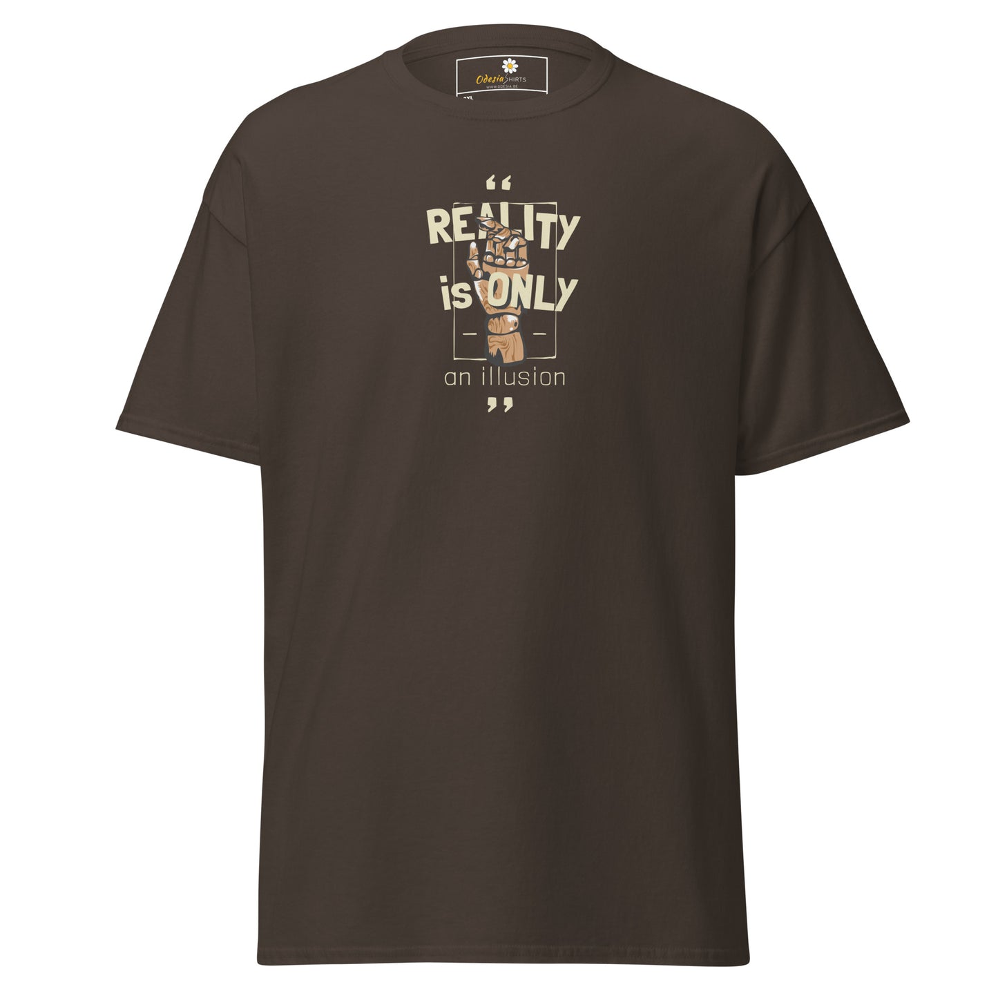 Unisex classic t-shirt - MYSTIC REALITY IS ONLY AN ILLUSION - BIG