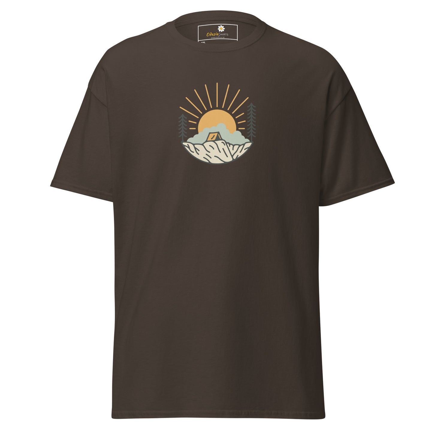 Unisex classic t-shirt - ADVENTURE SUNNY CIRCLE - BIG