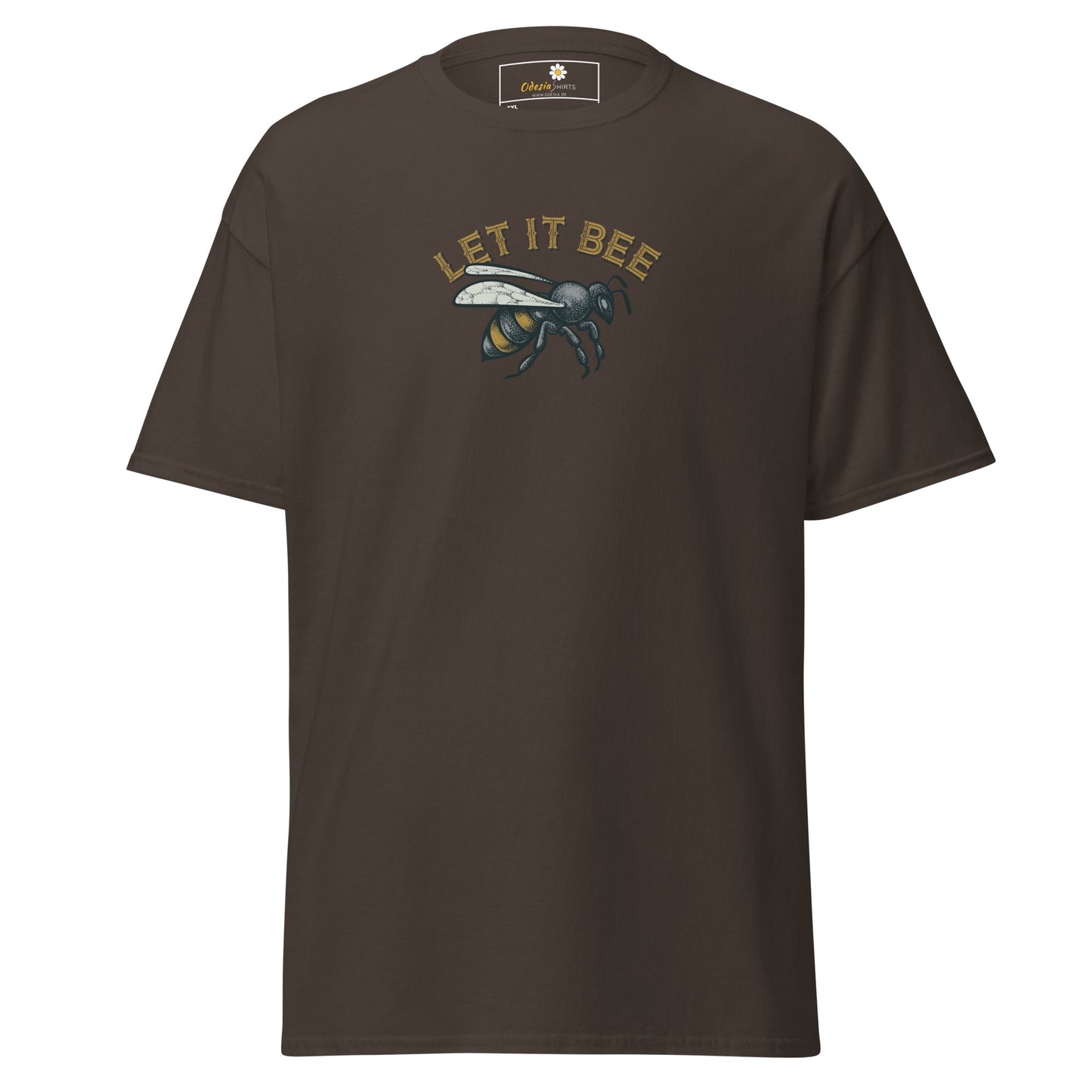 T-shirt classique unisexe - ANIMAUX ECOLO FUN LET IT BEE - GRAND