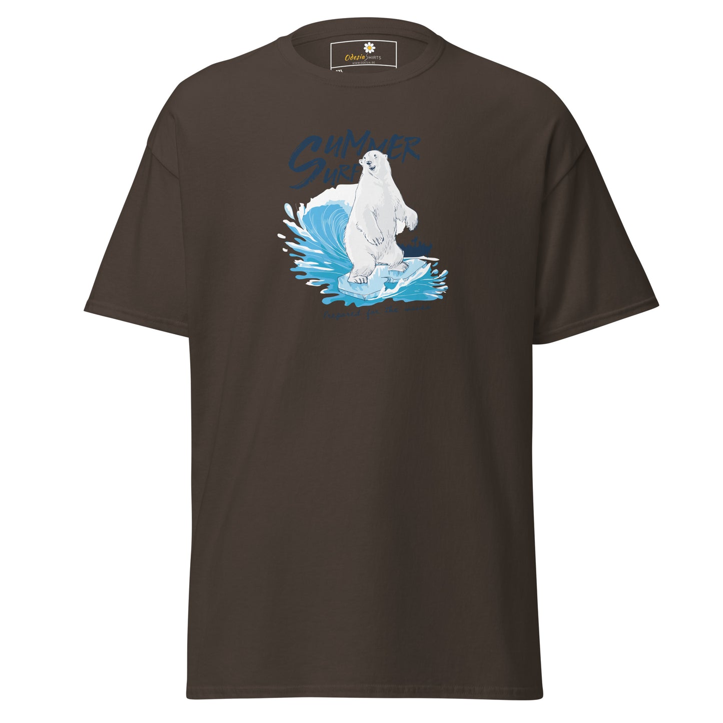 T-shirt classique homme - SUMMER SURFING BEAR - GRAND