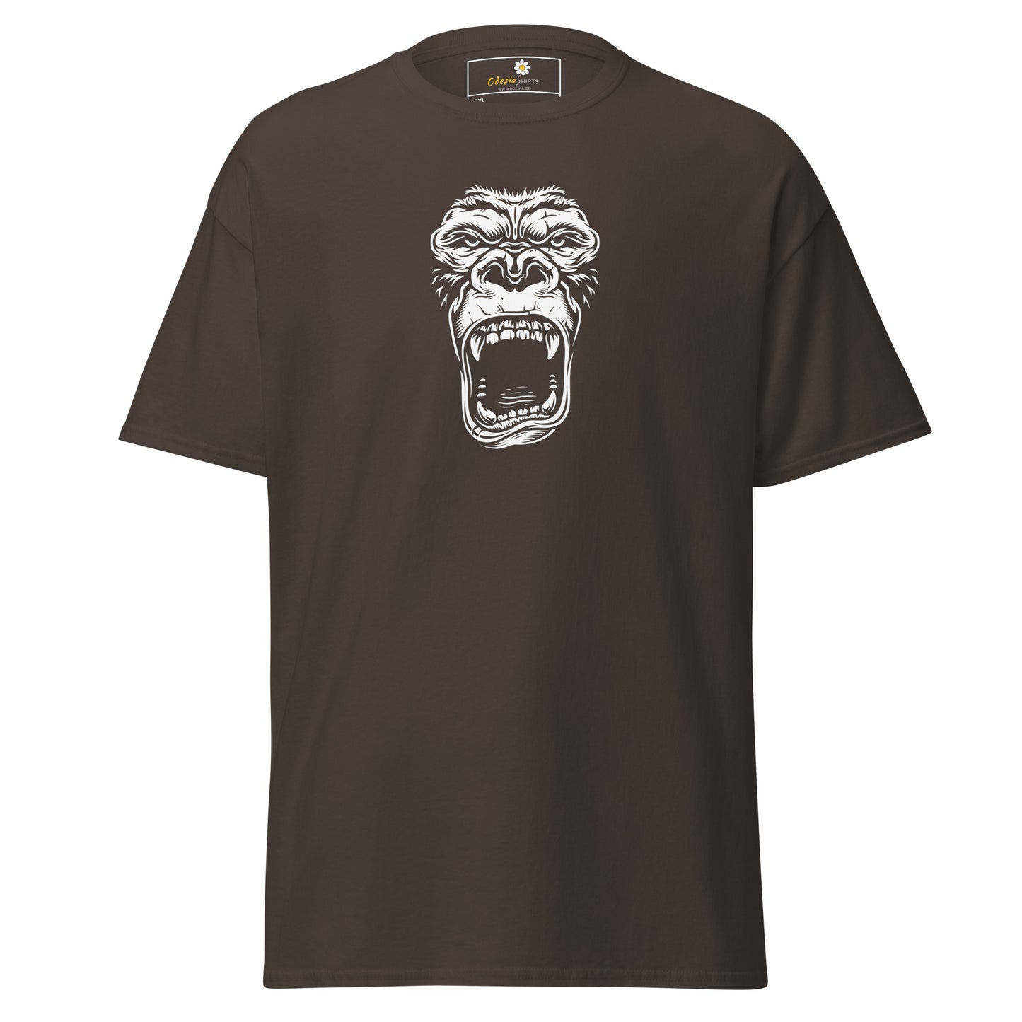 T-shirt classique pour homme - WILDLIFE GORILLA SCREAM - BIG