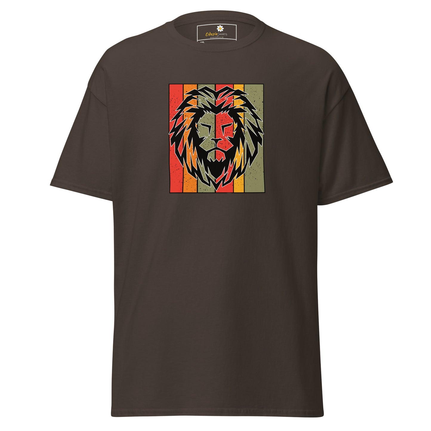 T-shirt classique homme - WILDLIFE LION HEAD - BIG
