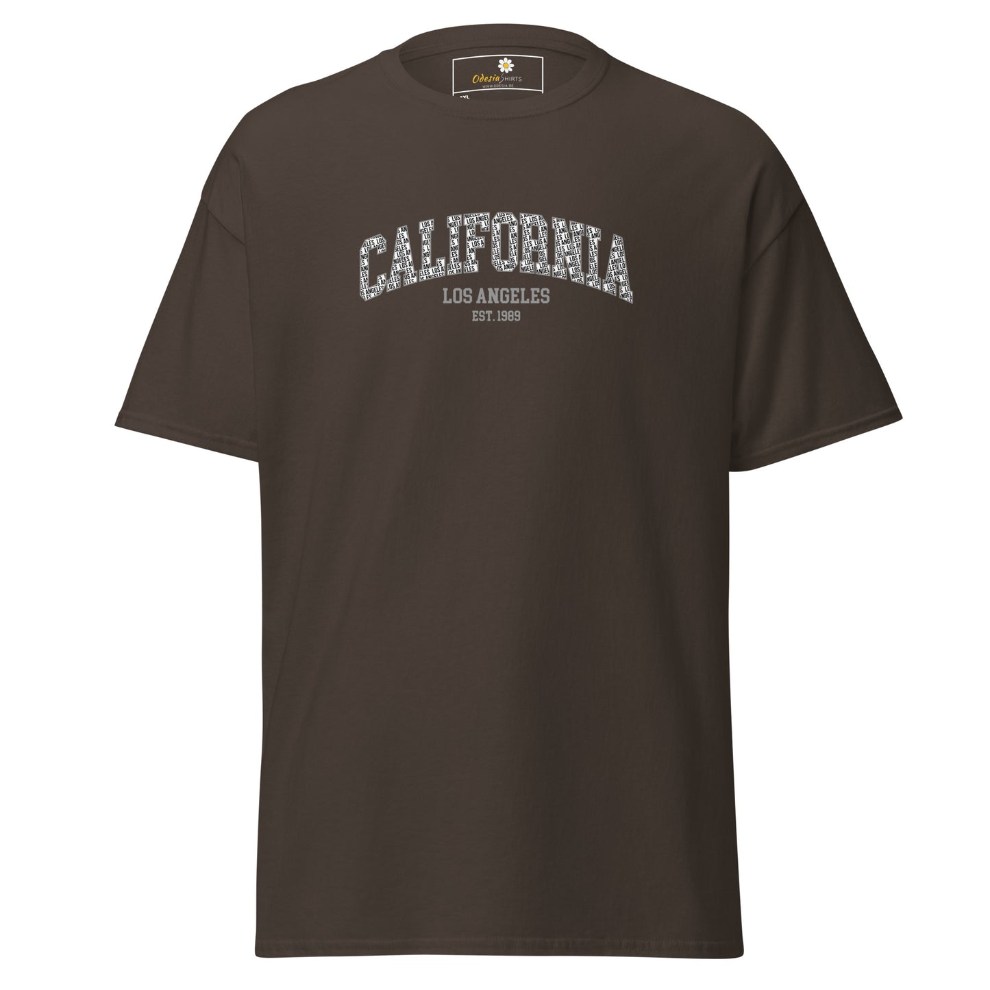 Klassiek T-shirt voor heren - TEXT CALIFORNIA MORE - GROOT