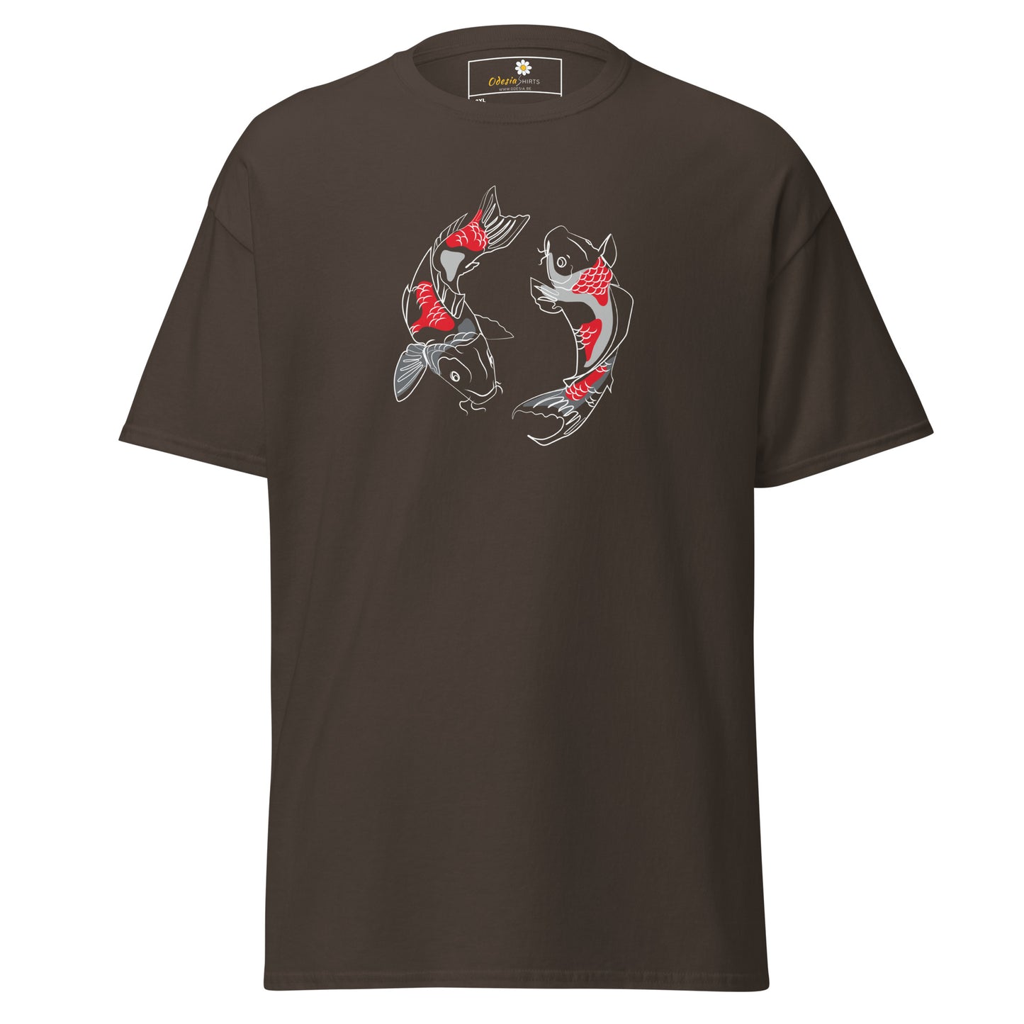 T-shirt classique unisexe - ANIMAUX KOI FISH - GRAND