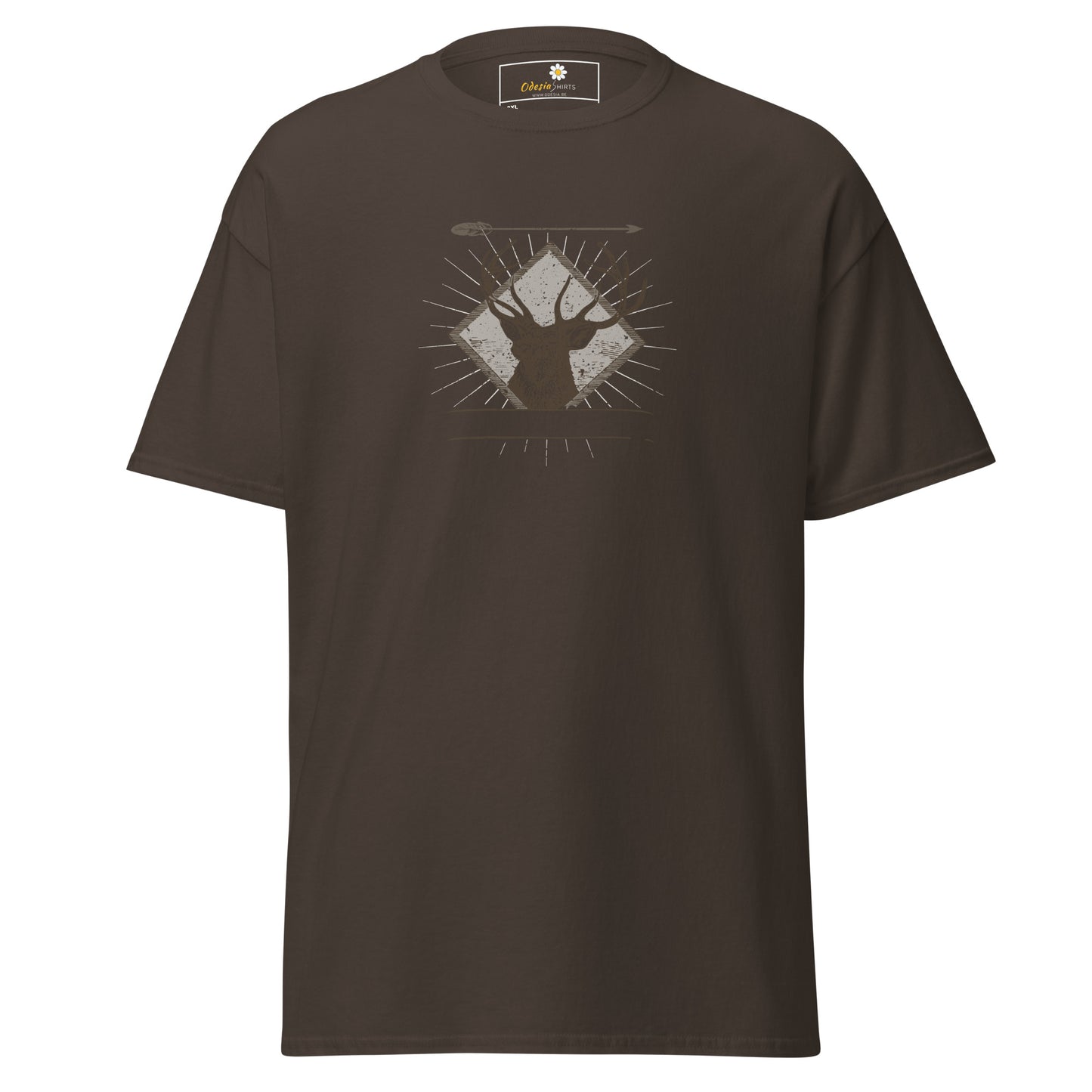 T-shirt classique unisexe - ANIMAUX CERF FLÈCHE - GRAND