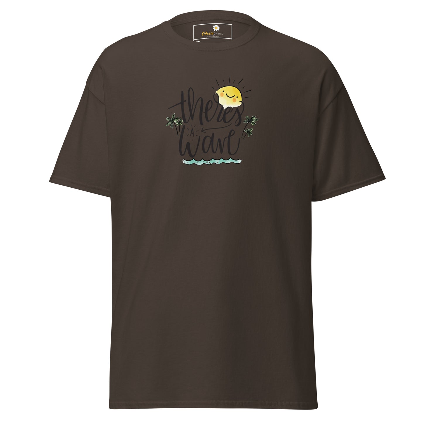 T-shirt classique pour homme - SUMMER THERES A WAVE - BIG