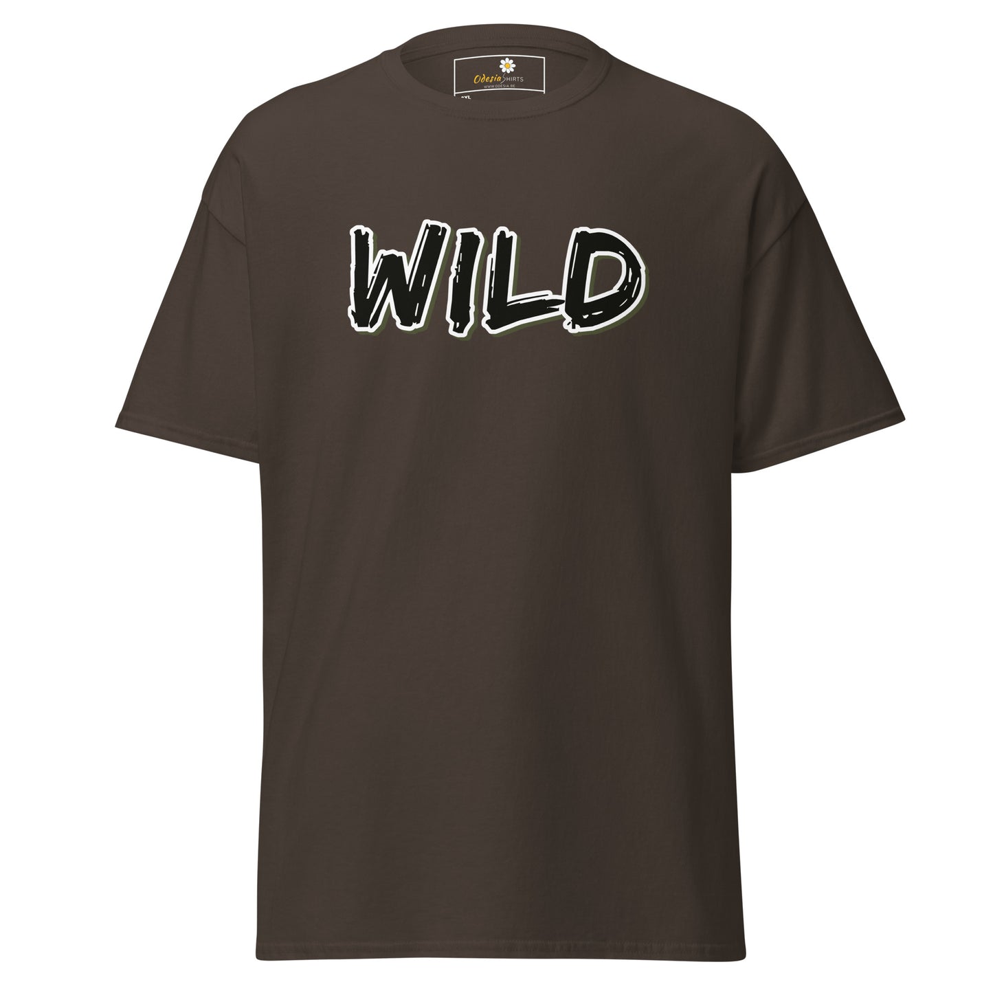 T-shirt classique pour homme - TEXT WILD - BIG