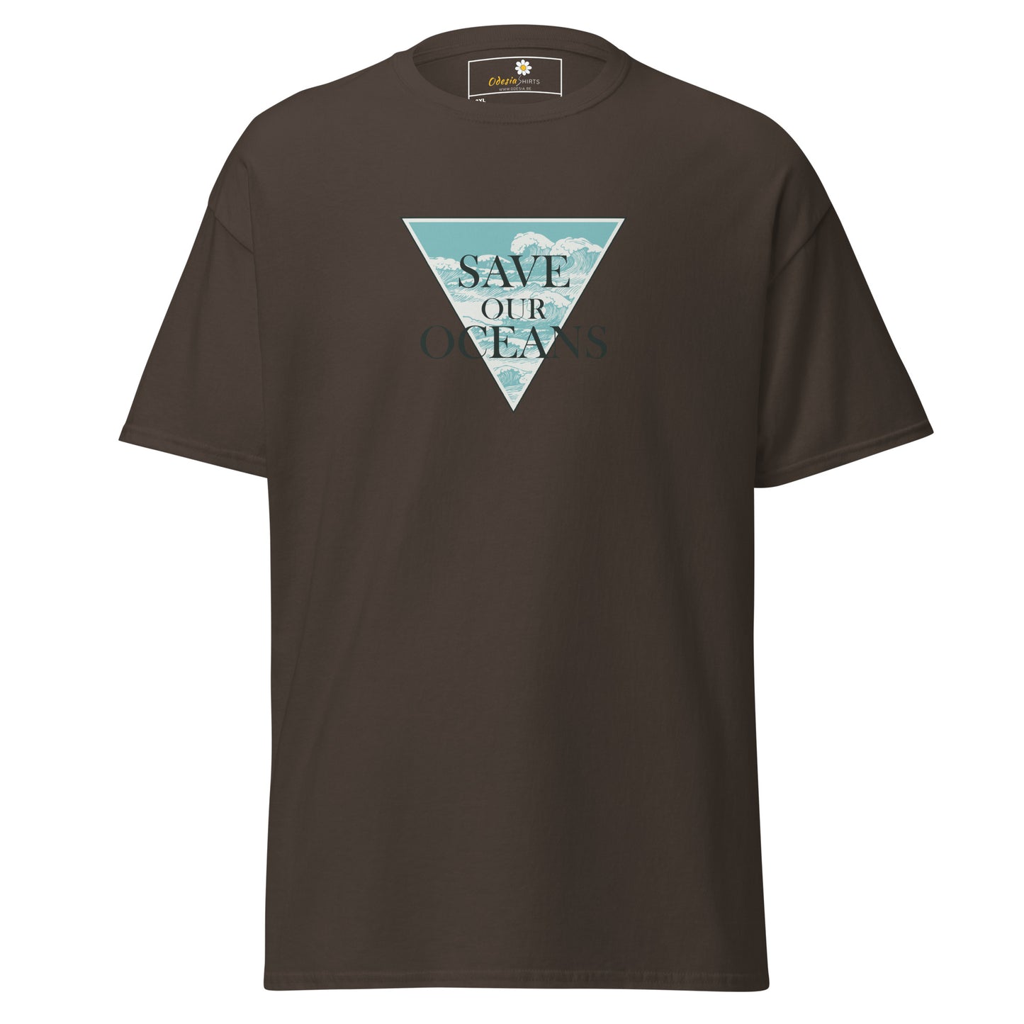 Unisex classic t-shirt - ECOLOGY SAVE OUR OCEANS - BIG