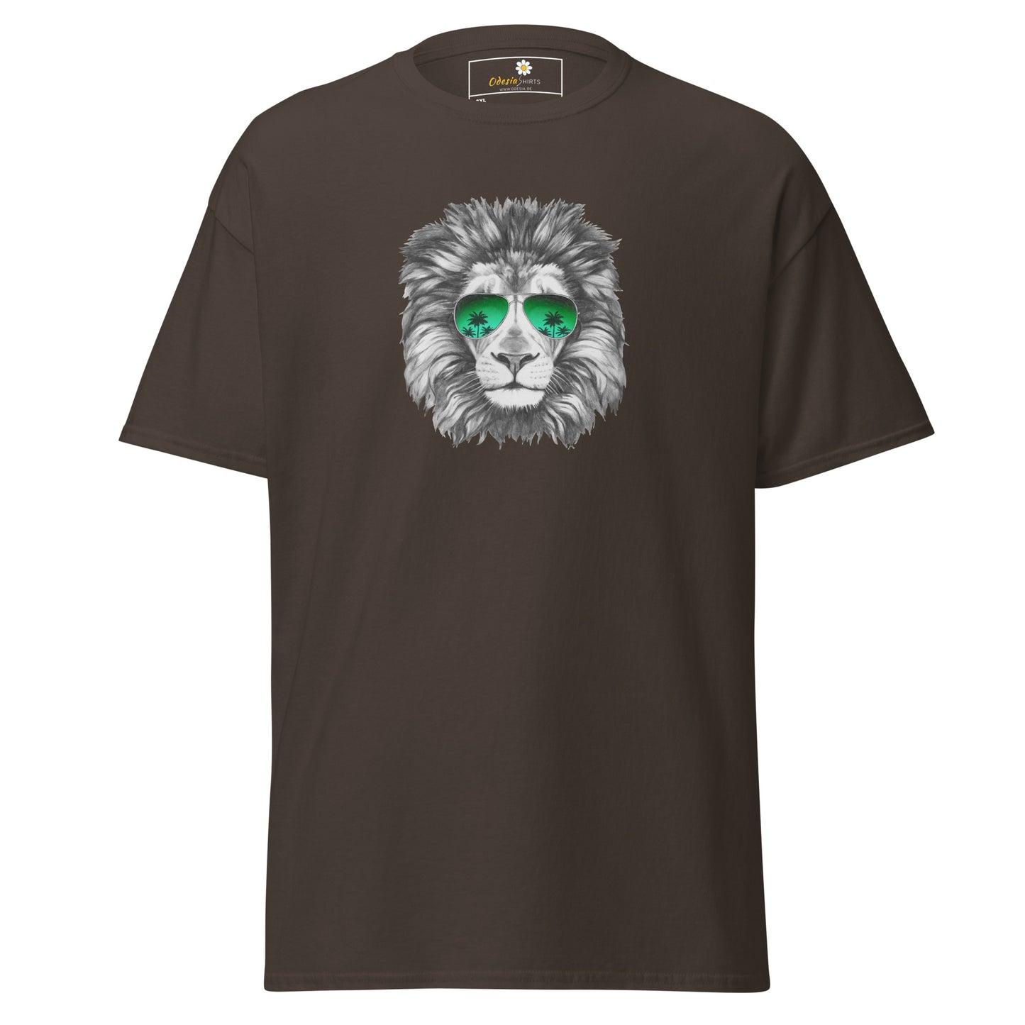 T-shirt classique homme - WILDLIFE FUN LION GLASSES - BIG