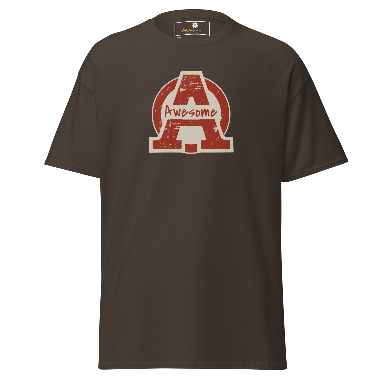 T-shirt classique pour homme - Texte génial - Grand