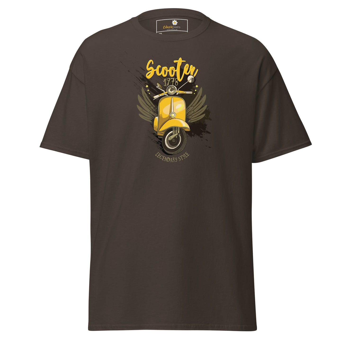 T-shirt classique homme - VINTAGE SCOOTER 1978 - GRAND