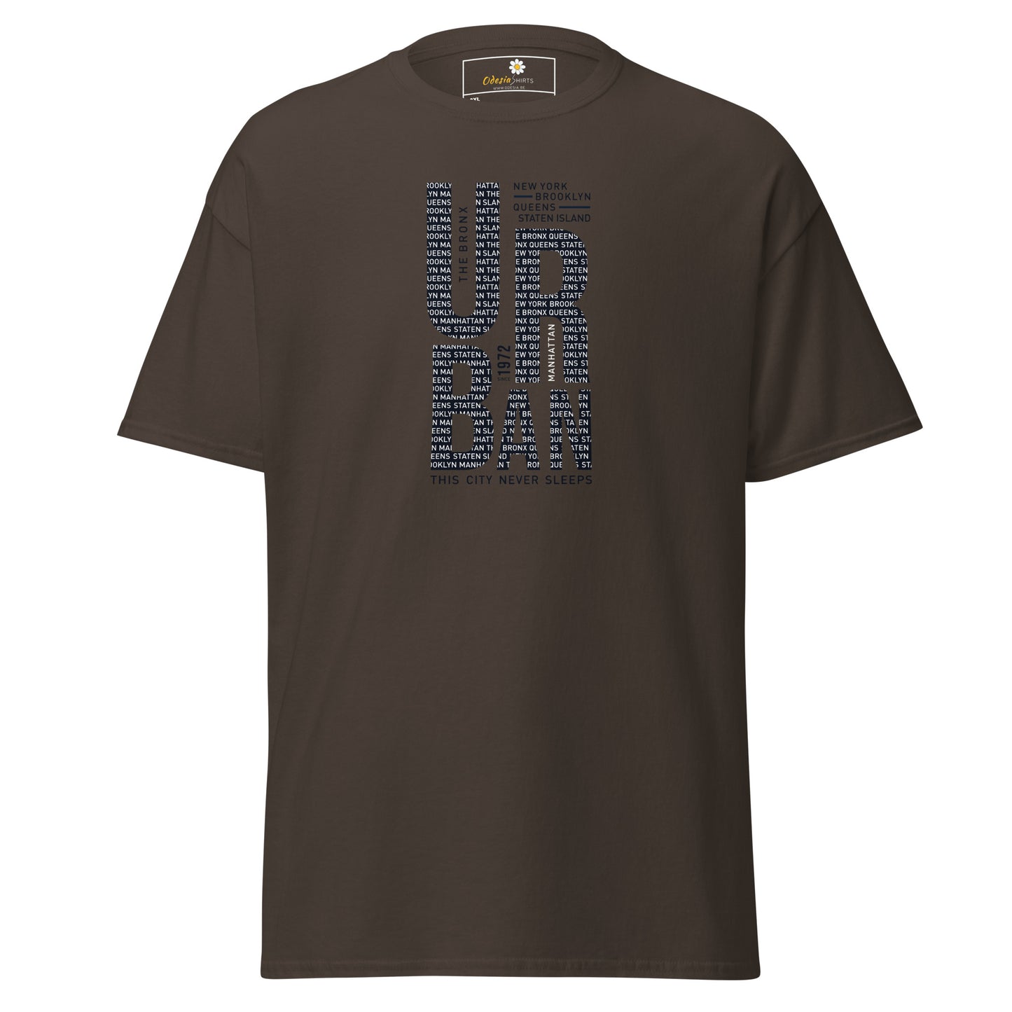 Heren klassiek t-shirt - URBAN DESIGN - GROOT
