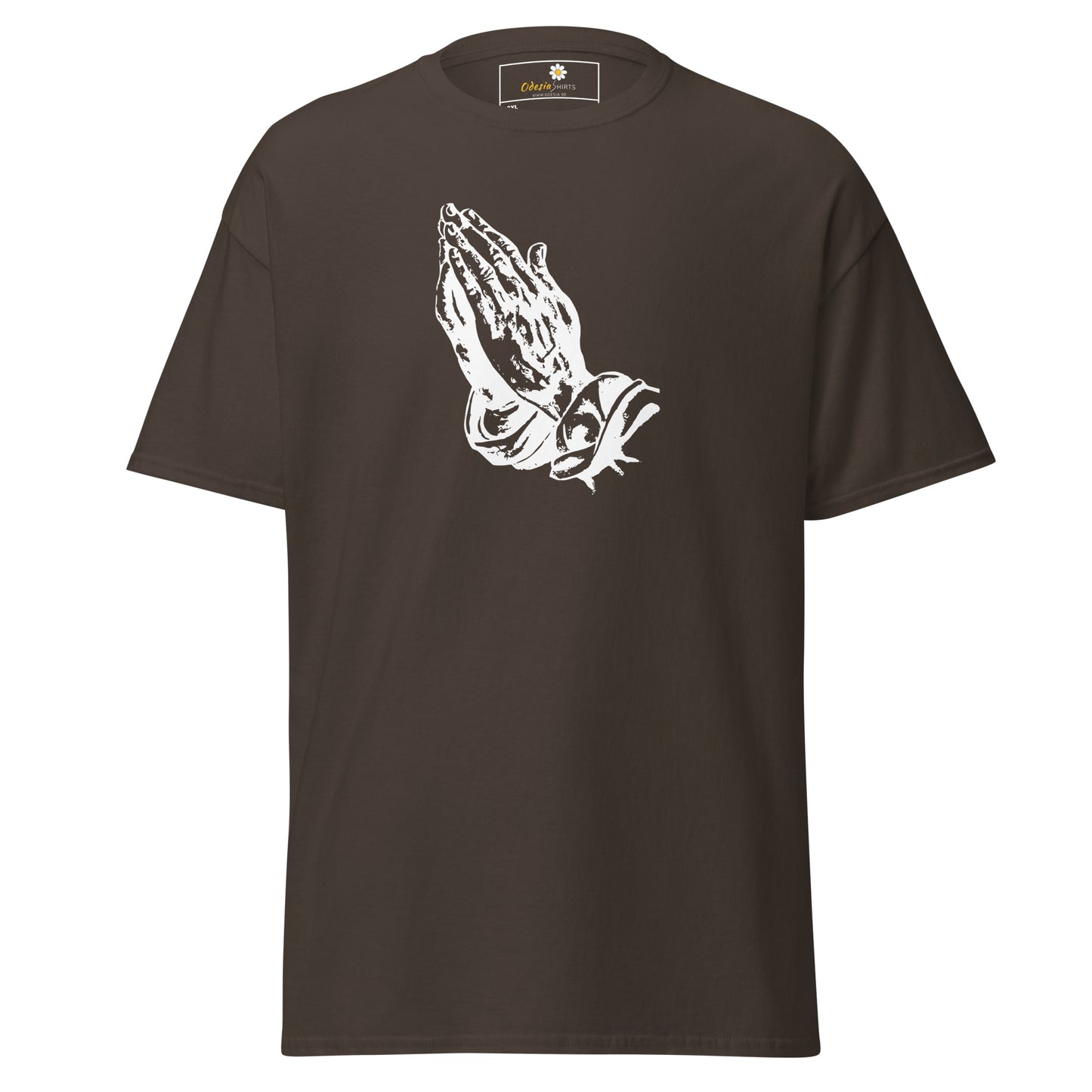 Unisex classic t-shirt - SPIRITUAL PRAYING HANDS - BIG