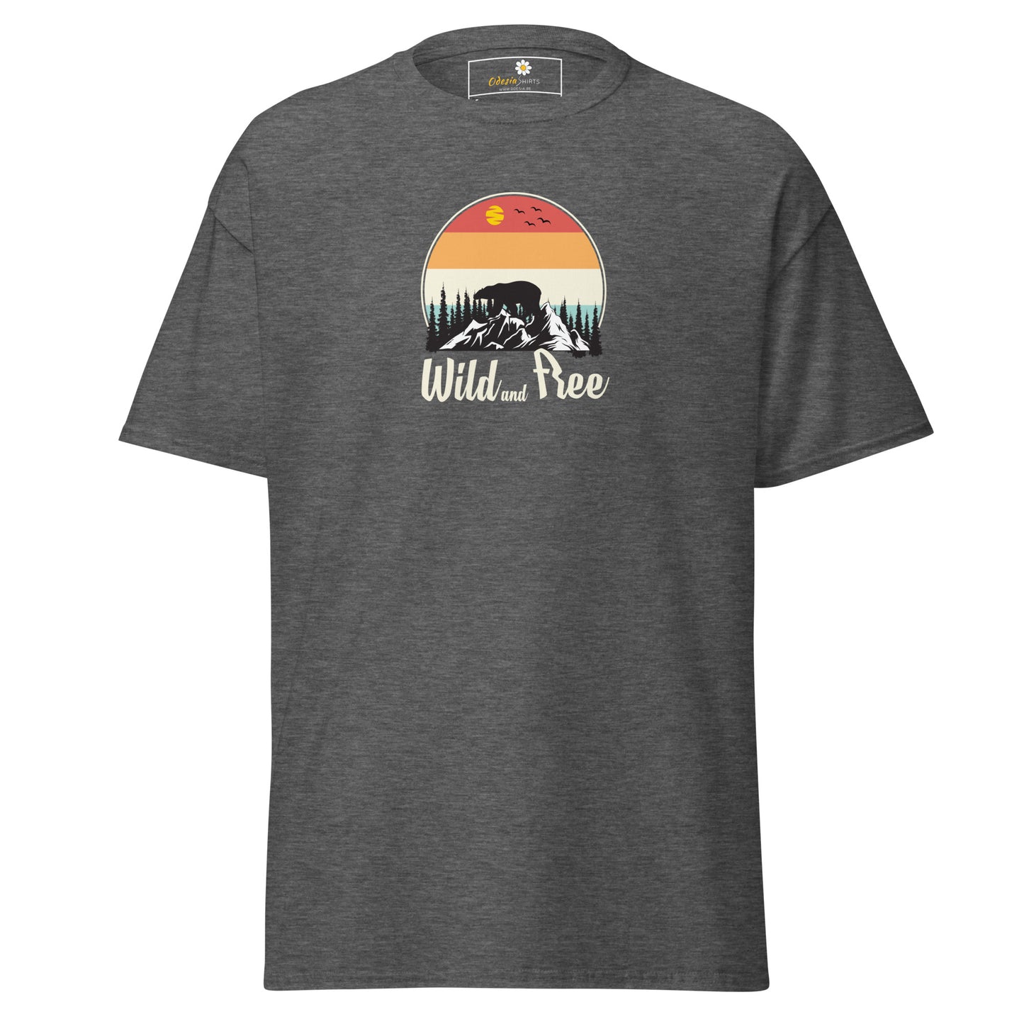 Unisex classic t-shirt - ADVENTURE WILD AND FREE - REGULAR