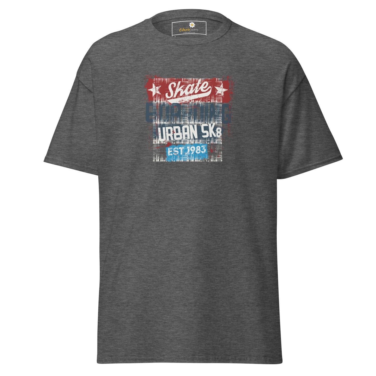 Heren klassiek t-shirt - URBAN SKATE - REGULAR