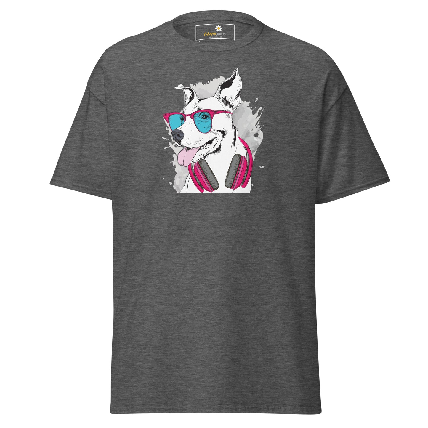 T-shirt classique unisexe - ANIMAUX MUSIQUE CHIEN - RÉGULIER