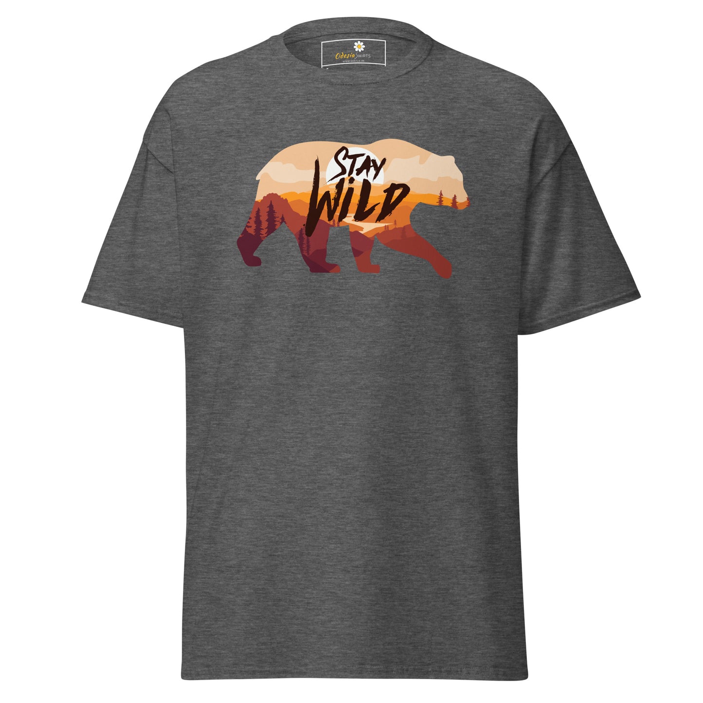 Unisex classic t-shirt - ADVENTURE WILD LIFE STAY WILD - REGULAR