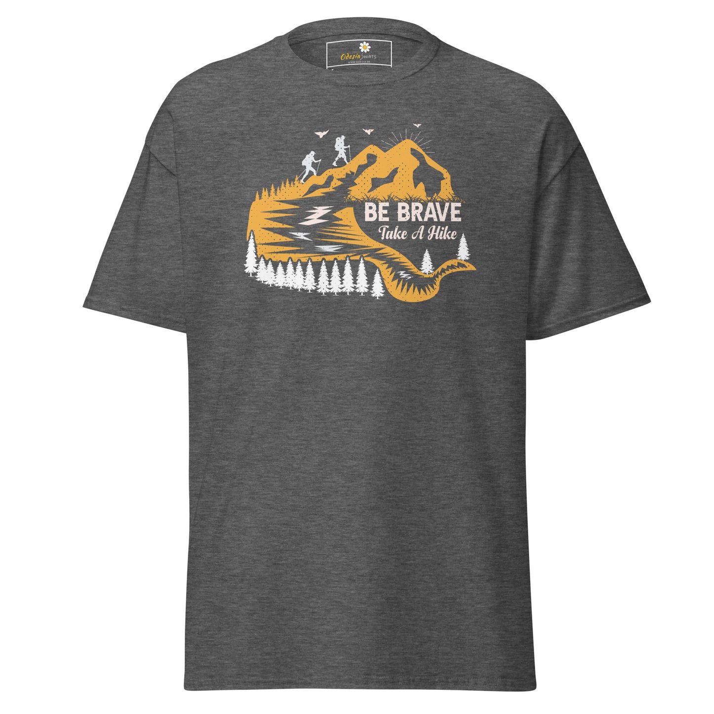 Unisex classic t-shirt - ADVENTURE BE BRAVE WANDER - REGULAR