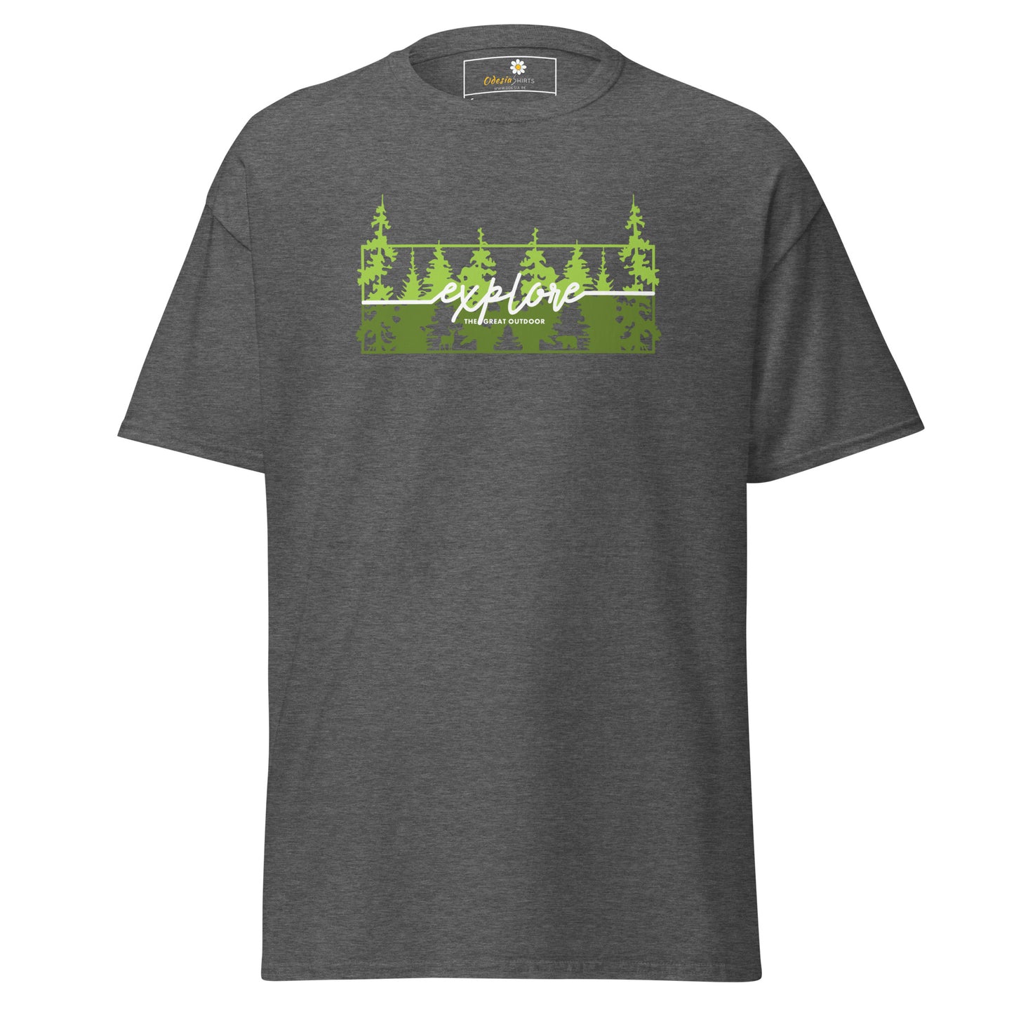 T-shirt classique unisexe - AVENTURE EXPLORE TREES - REGULAR
