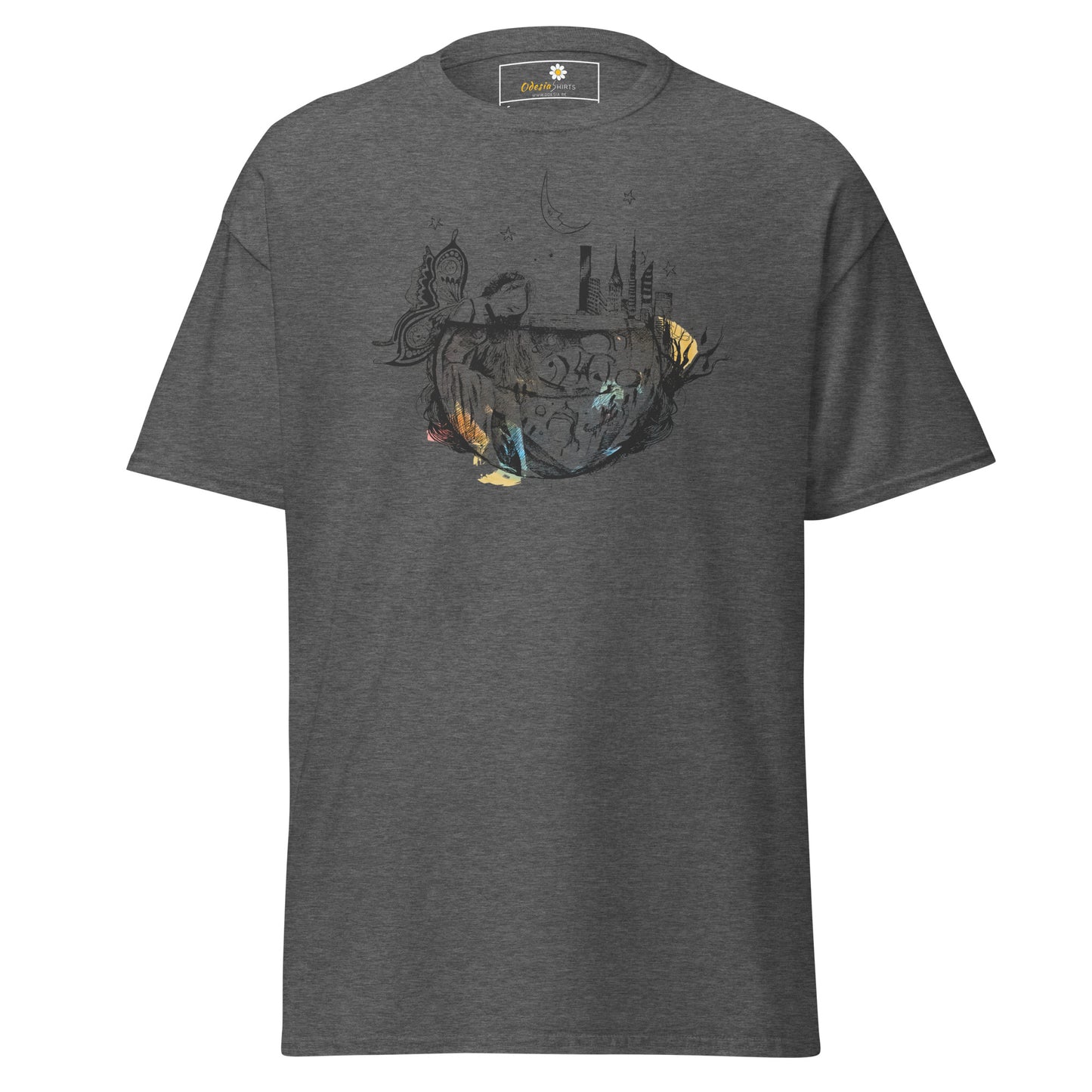 Unisex classic t-shirt - FANTASY GIRL FISHBOWL - REGULAR