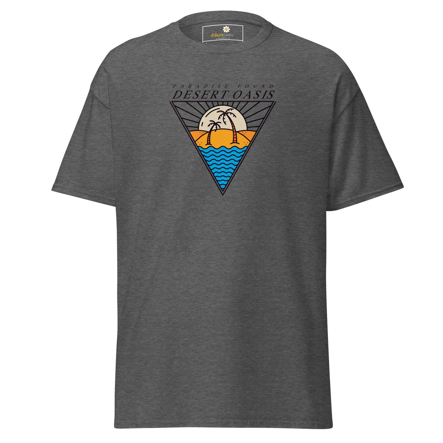 Heren klassiek t-shirt - SUMMER DESERT OASIS - REGULAR