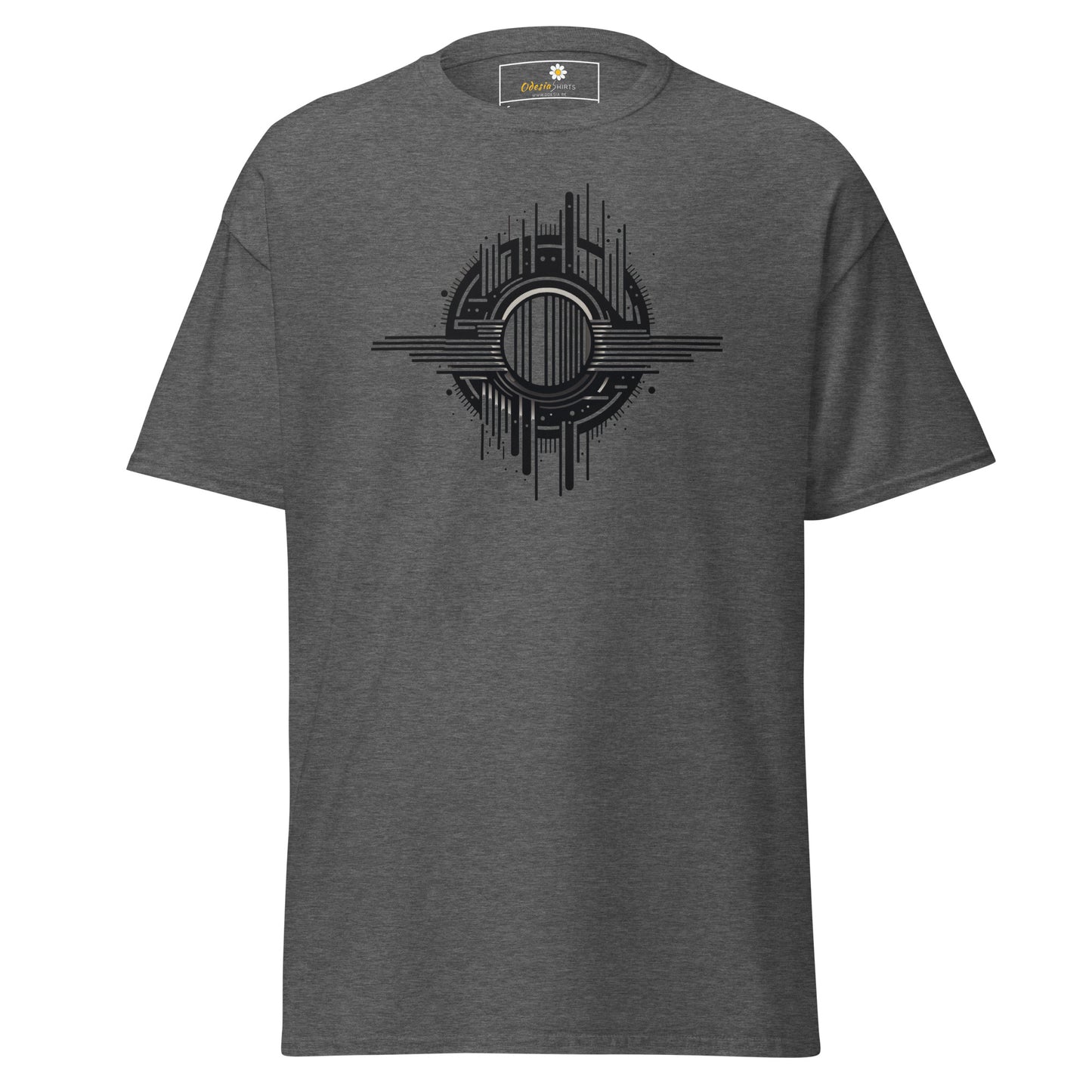 Unisex classic t-shirt - ABSTRACT SPHERE LINES - REGULAR