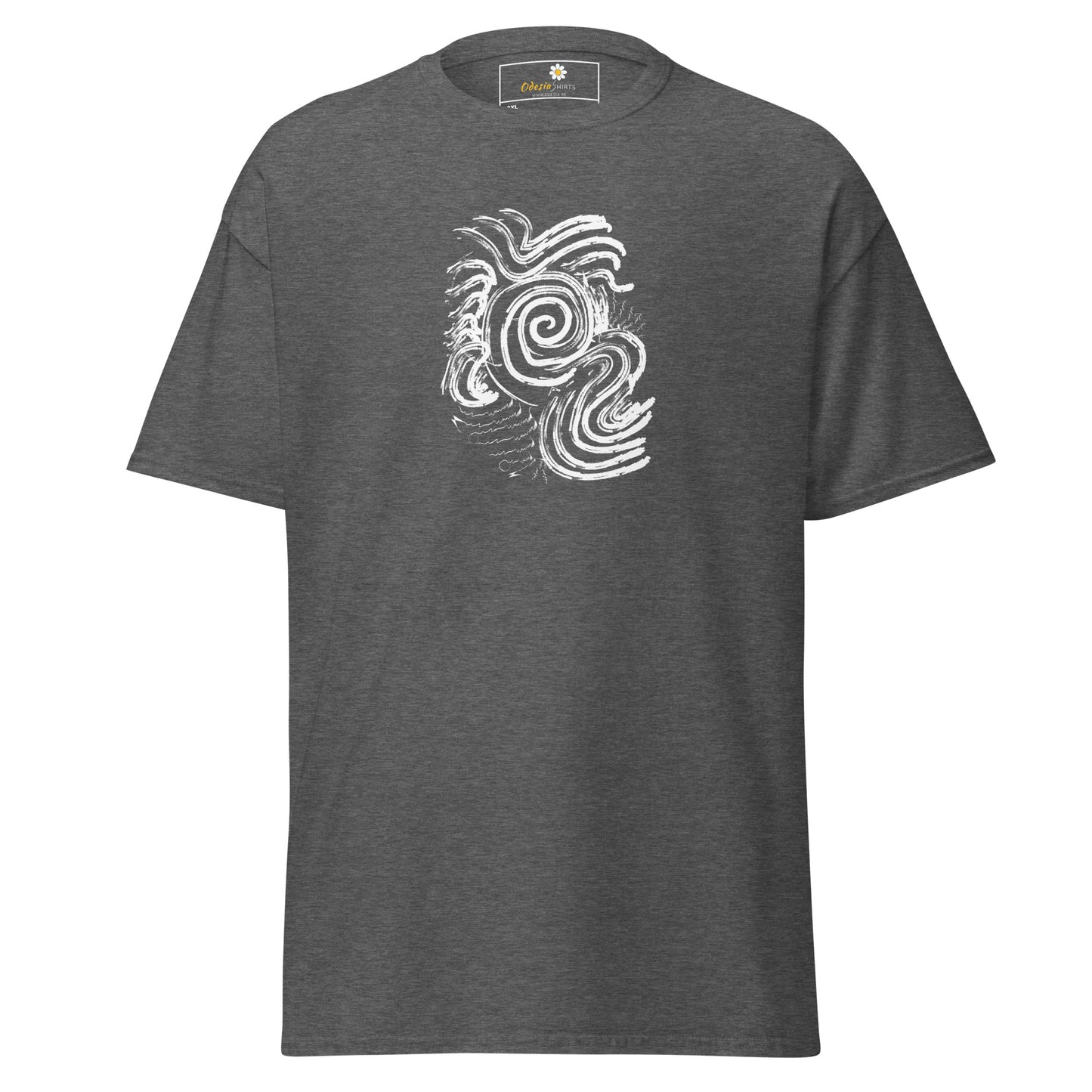 Unisex classic t-shirt - ABSTRACT SUNLIGHT WAVES - BIG