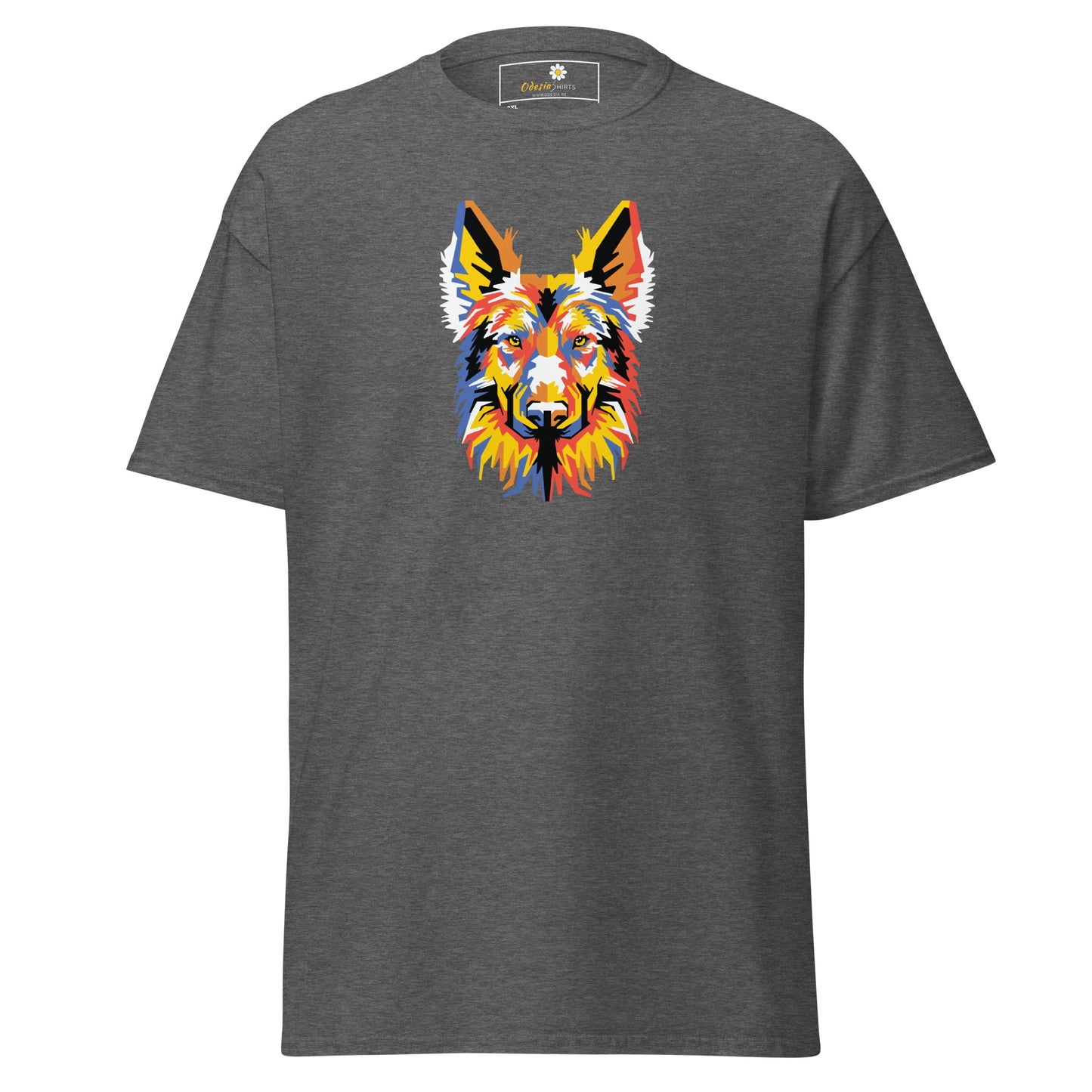 T-shirt classique unisexe - ANIMAUX DG HEAD - GRAND
