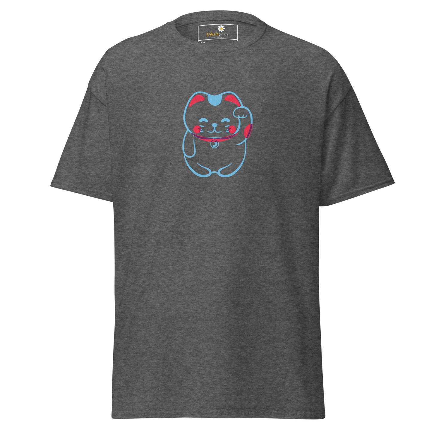 Unisex classic t-shirt - ANIMALS SPIRITUAL LUCKY CAT 1 - BIG