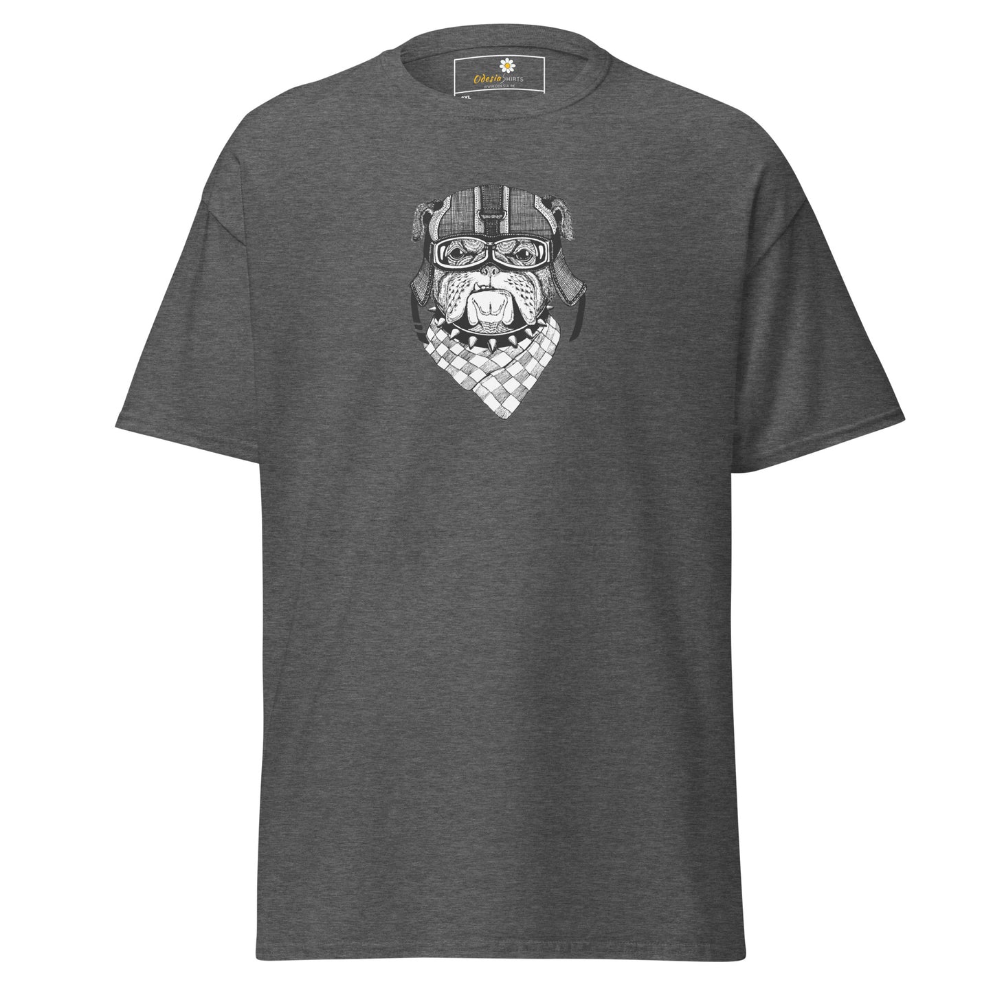 Unisex classic t-shirt - ANIMALS DOG HEAD BANDANA - BIG