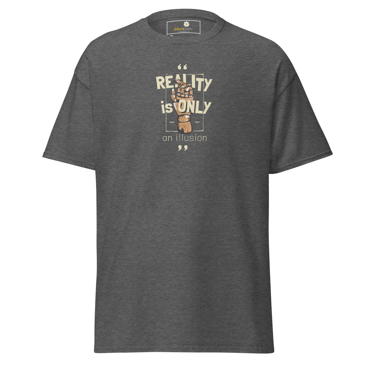 Unisex classic t-shirt - MYSTIC REALITY IS ONLY AN ILLUSION - BIG