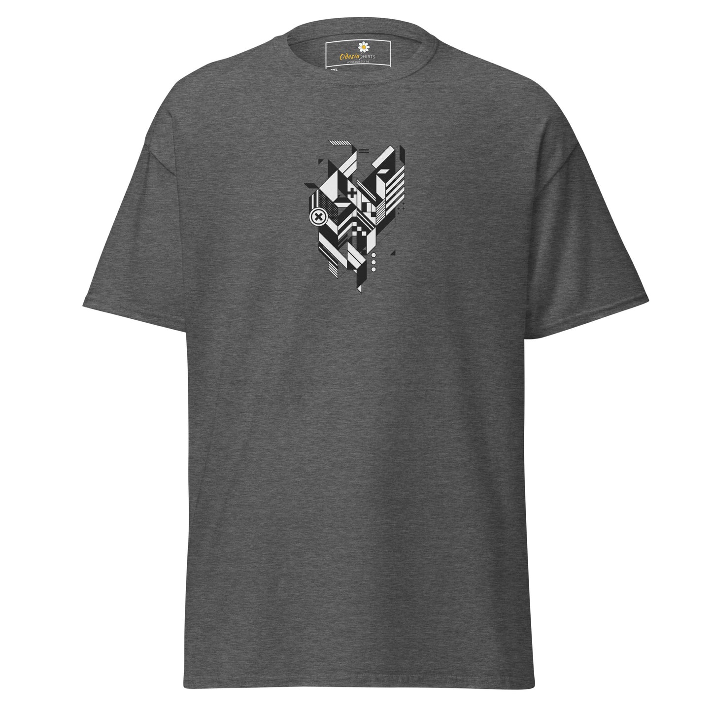 Unisex klassiek t-shirt - ABSTRACT FIGUUR - GROOT