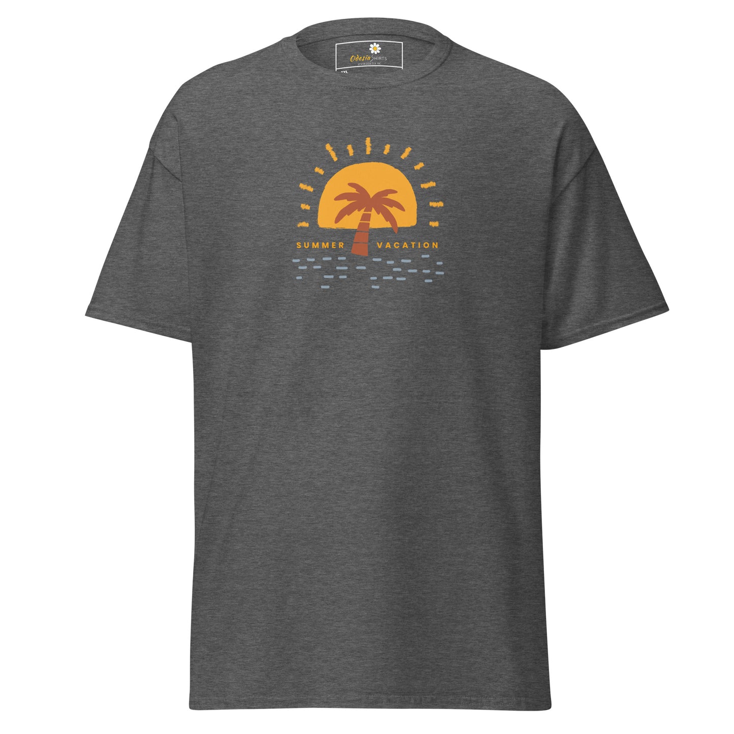 Heren klassiek t-shirt - ZOMERVAKANTIE - GROOT
