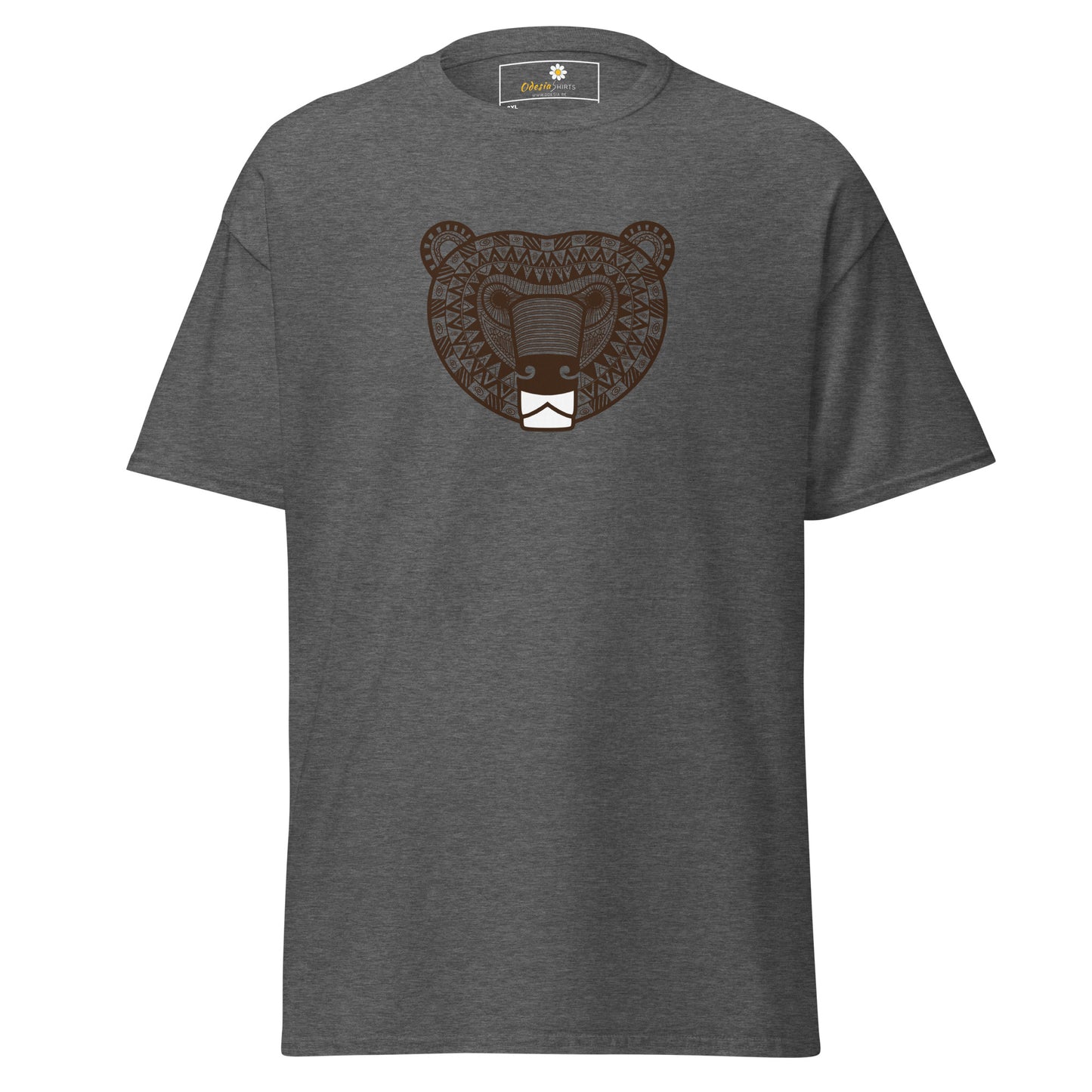 Klassiek heren t-shirt - WILDLIFE AZTECH BEAR - GROOT