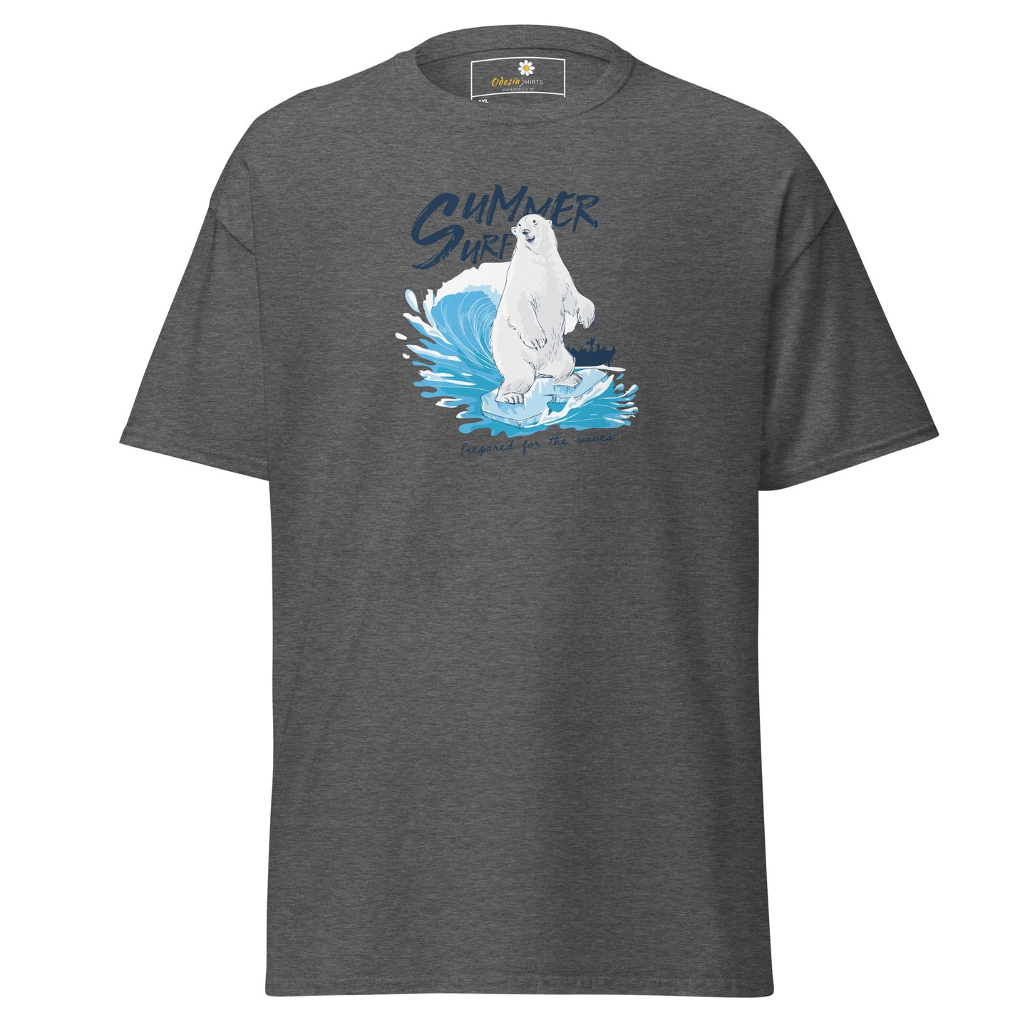 T-shirt classique homme - SUMMER SURFING BEAR - GRAND