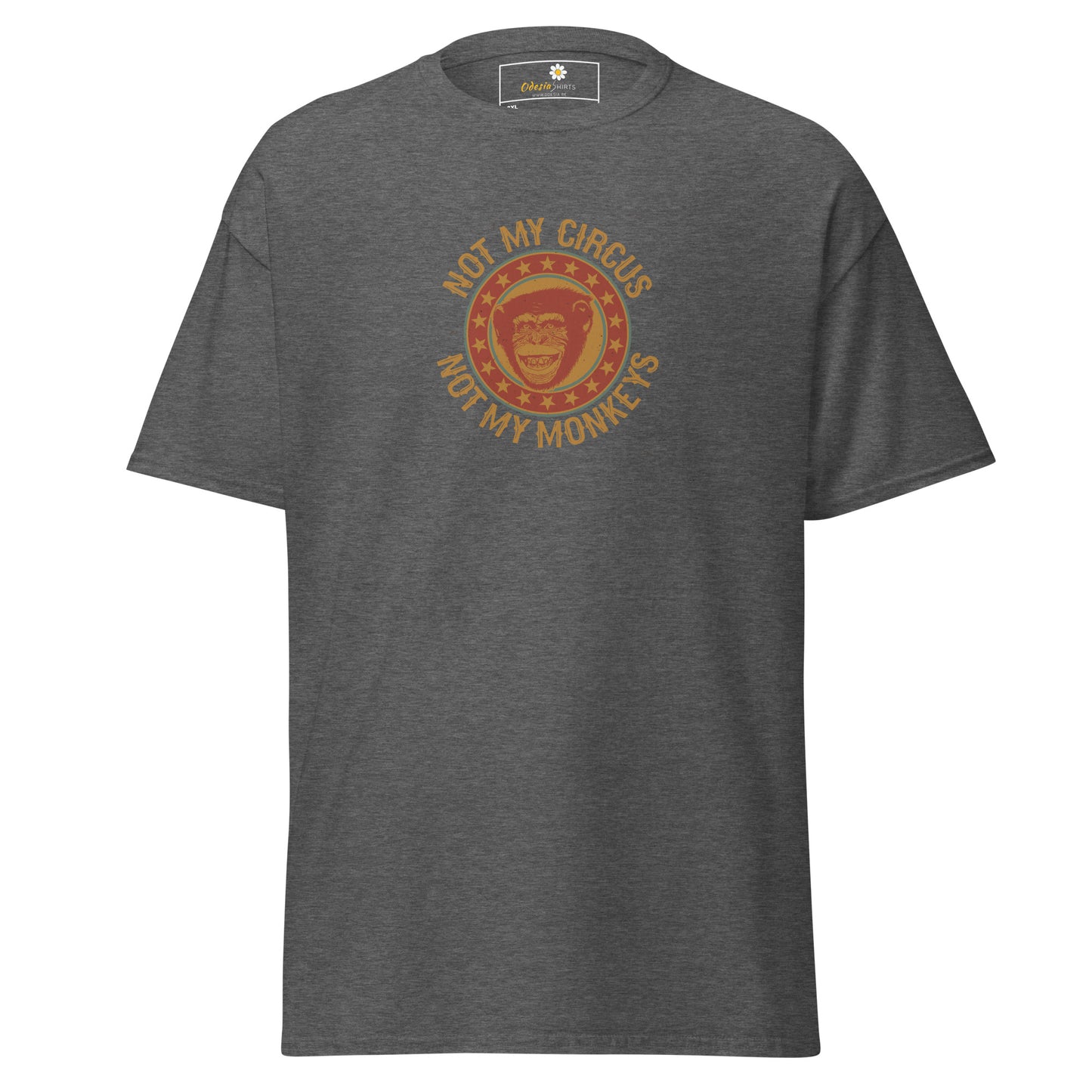 T-shirt classique homme - VINTAGE NOT MY MONKEYS CIRCUS - GRAND