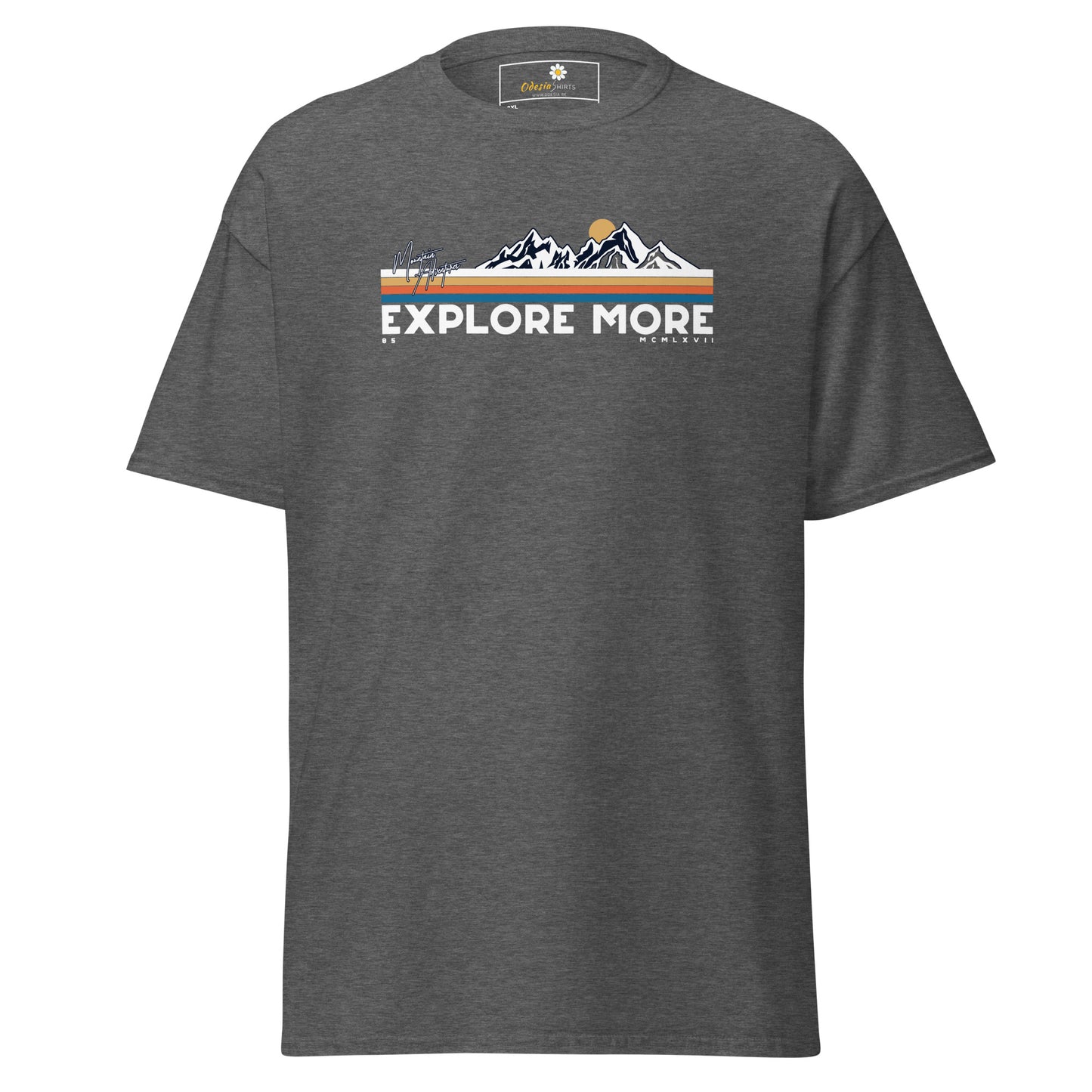 Unisex classic t-shirt - ADVENTURE EXPLORE MORE - BIG