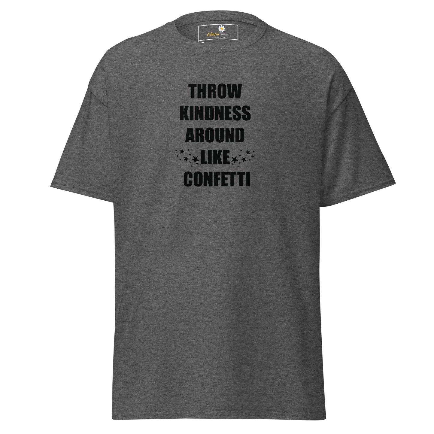 T-shirt classique pour homme - TEXT THROW KINDNESS AROUND - BIG