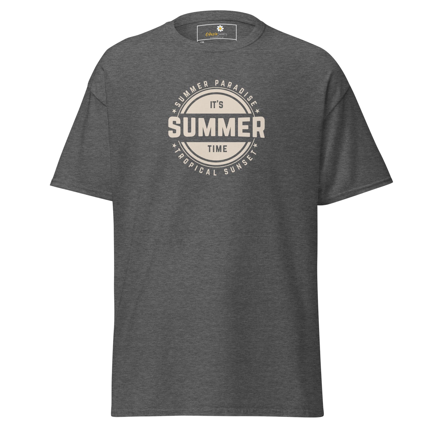 T-shirt classique homme - SUMMER TROPICAL - BIG