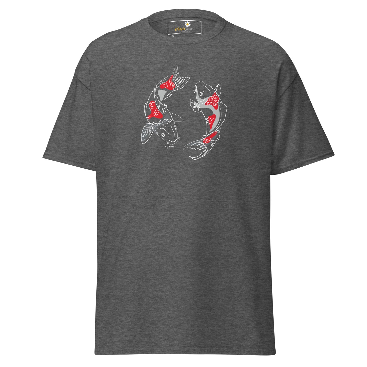 T-shirt classique unisexe - ANIMAUX KOI FISH - GRAND