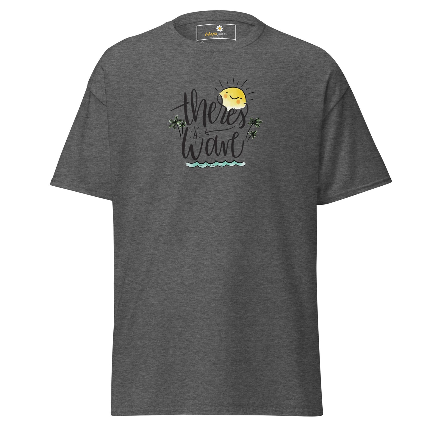 T-shirt classique pour homme - SUMMER THERES A WAVE - BIG
